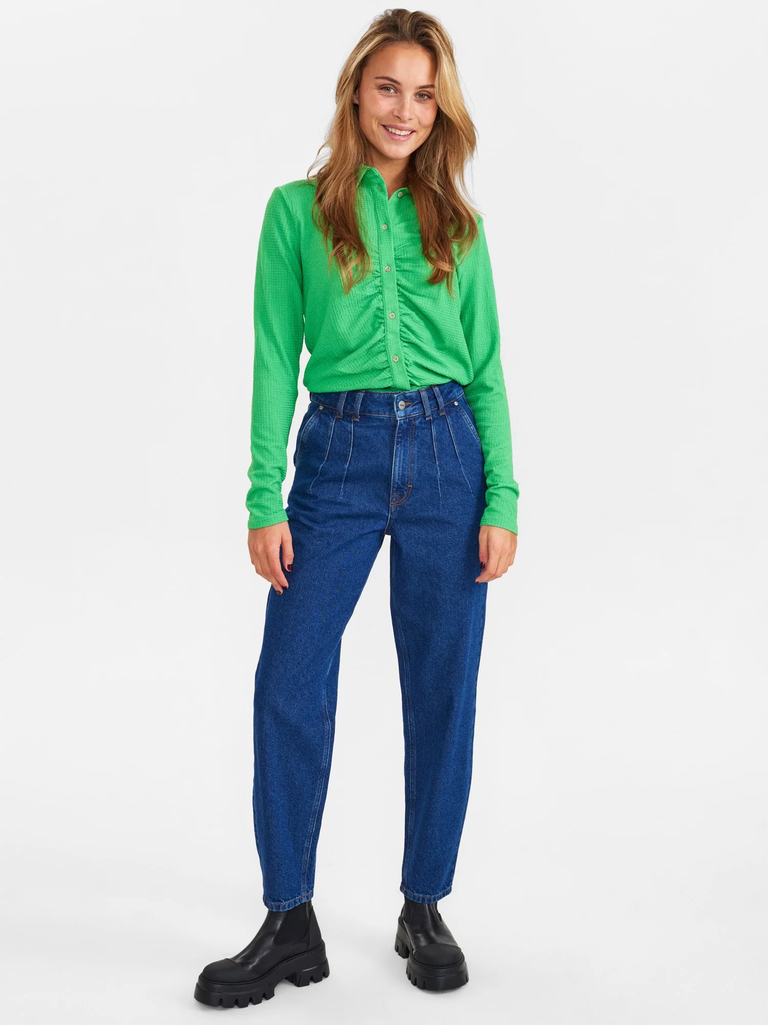 NU STORMY  JEANS - Dark Blue Denim - Image 3