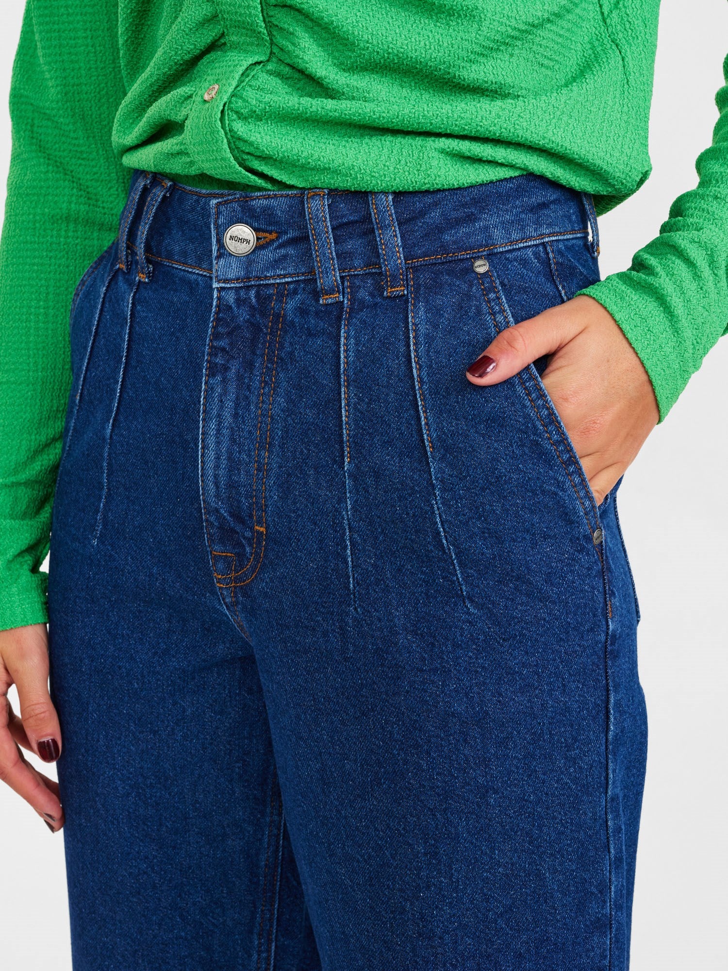 NU STORMY  JEANS - Dark Blue Denim - Image 4