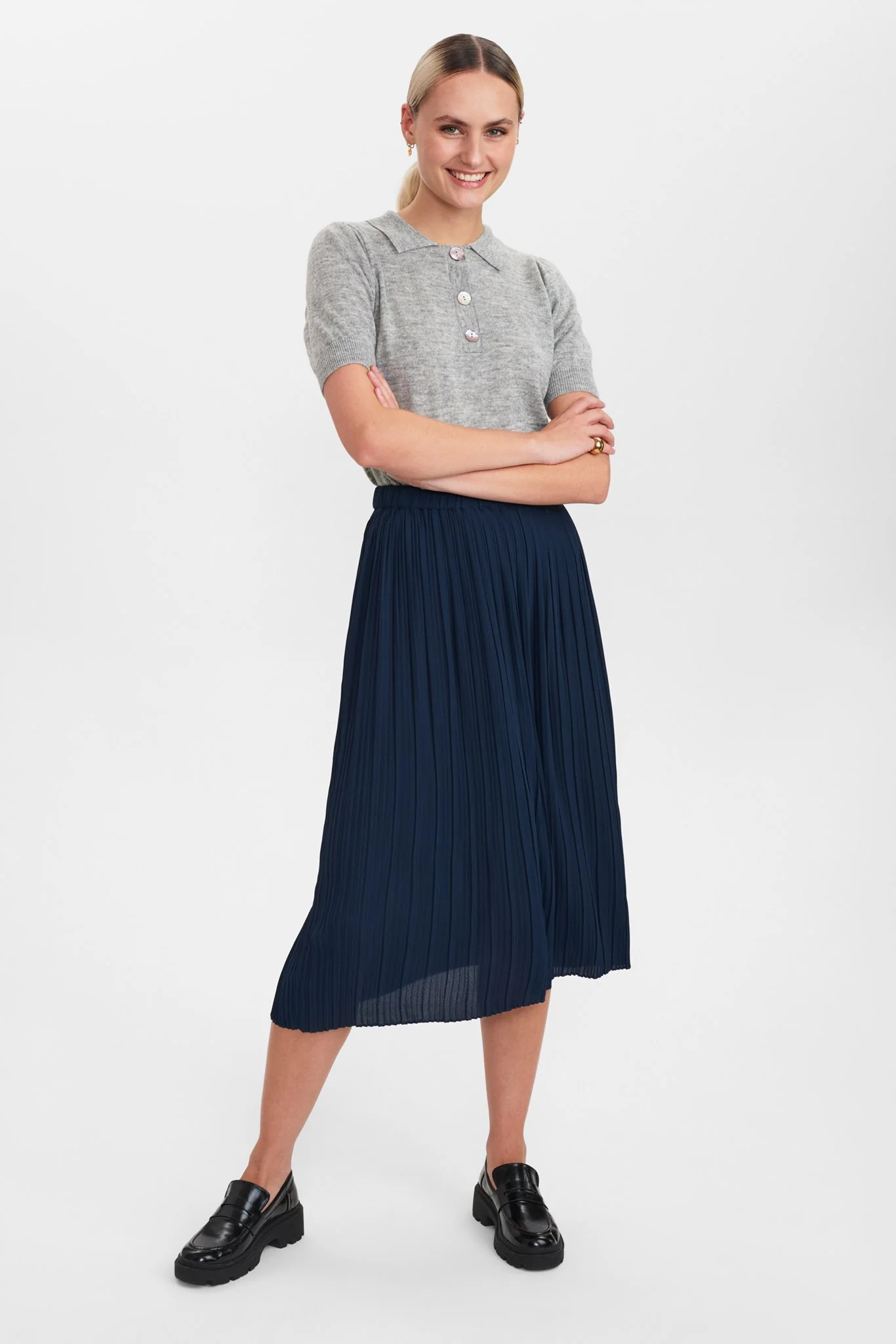 NUABIGAIL SKIRT - Dark Sapphire - Image 3