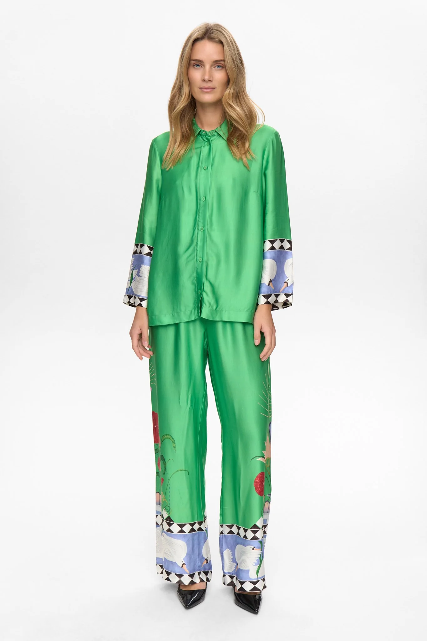 NUADELINA SHIRT - Vibrant Green - Image 3