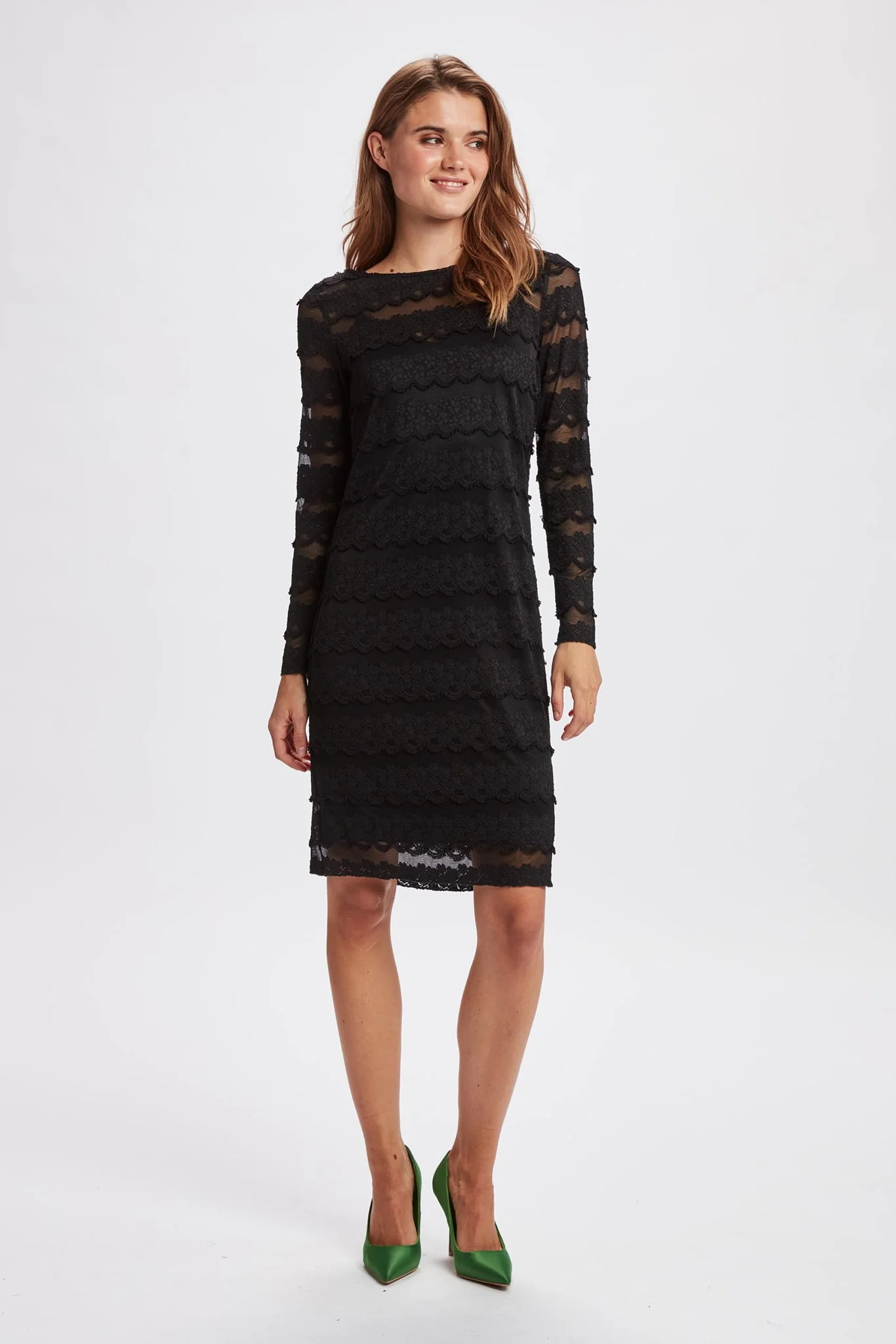 NUALBA DRESS - Caviar - Image 3