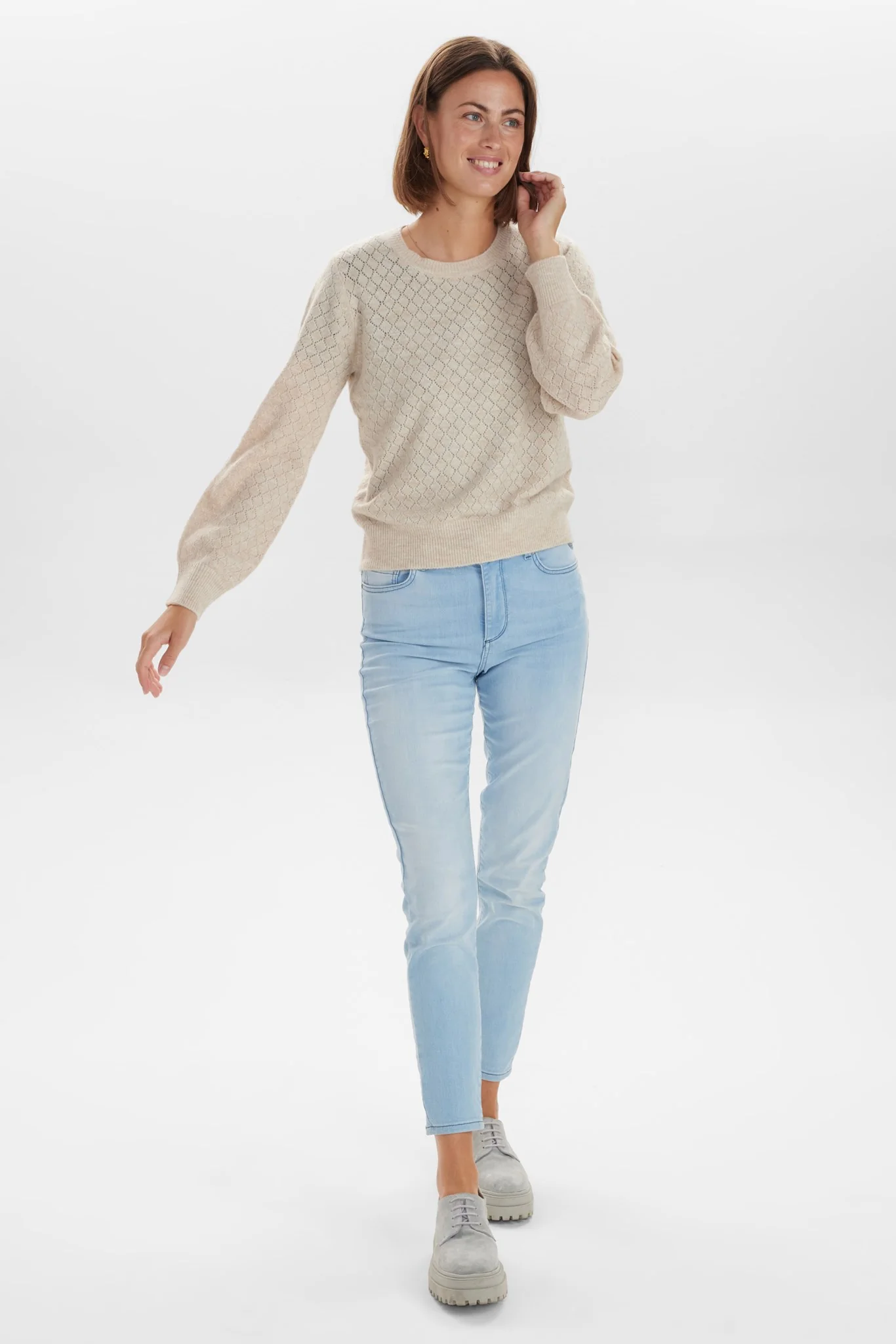 NUALBERTA PULLOVER - Cloud Dancer - Image 3