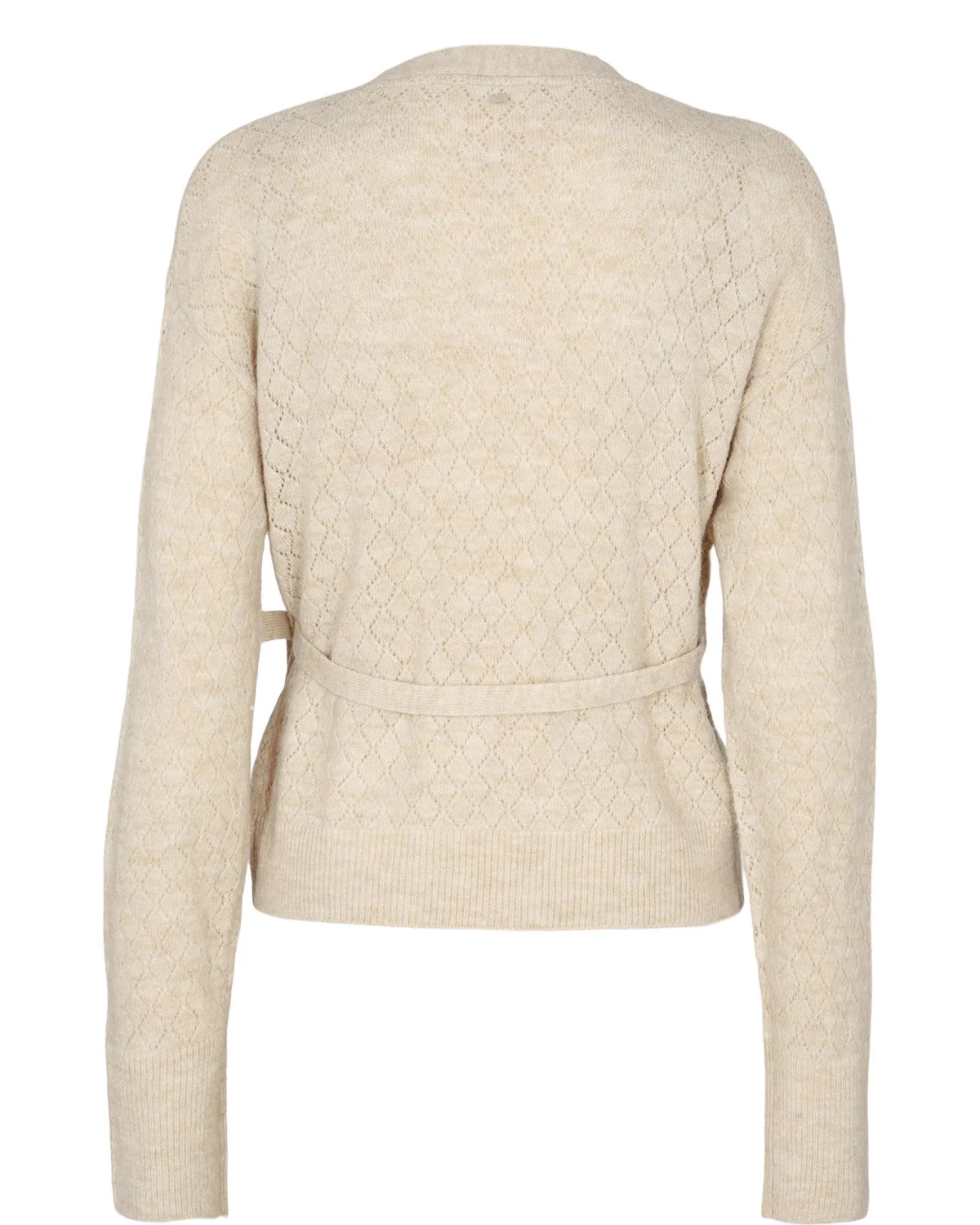 NUALBERTA WRAP KNIT - Cloud Dancer - Image 2