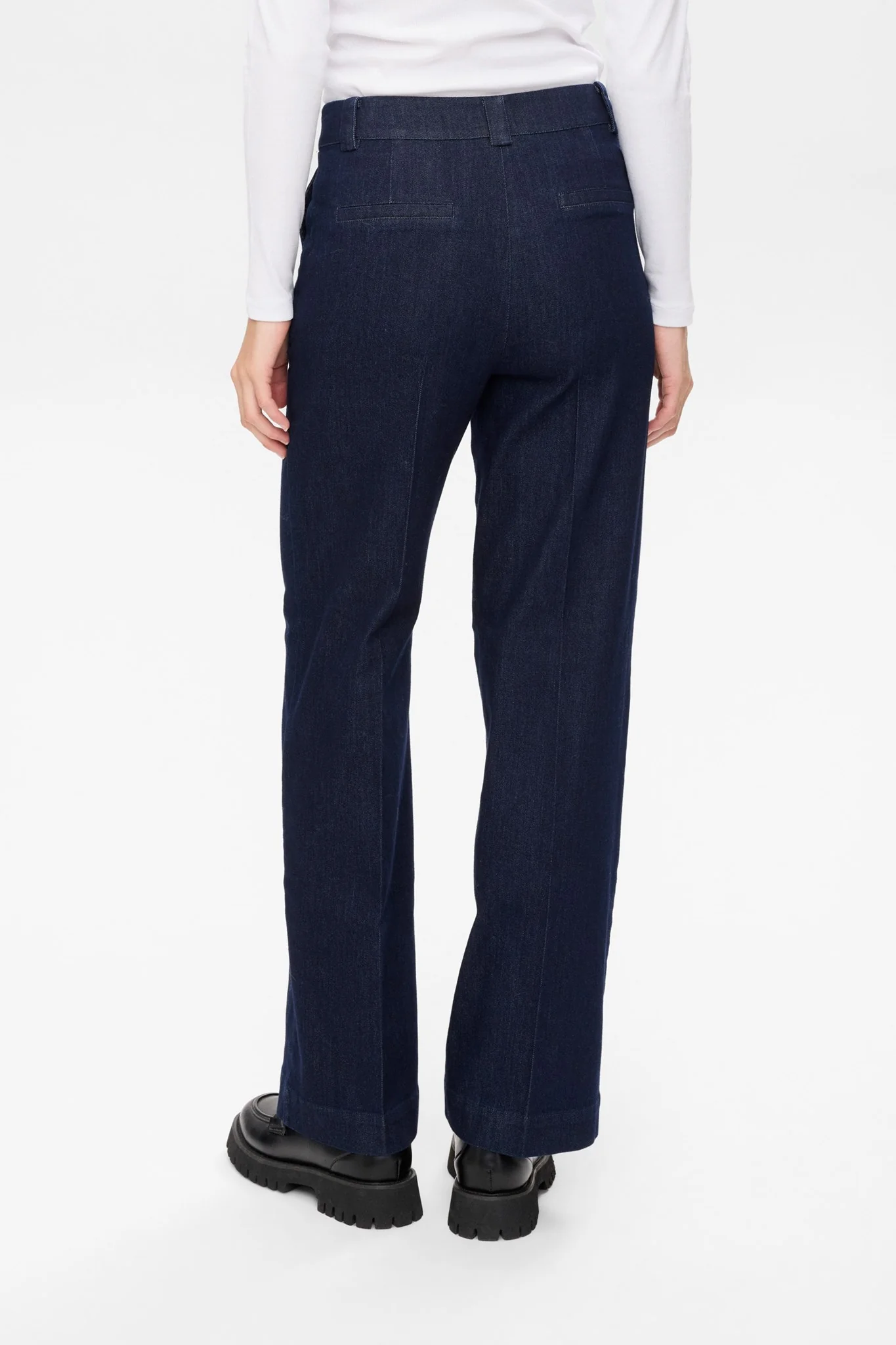 NUALETTA PANTS - Dark Blue Denim - Image 2