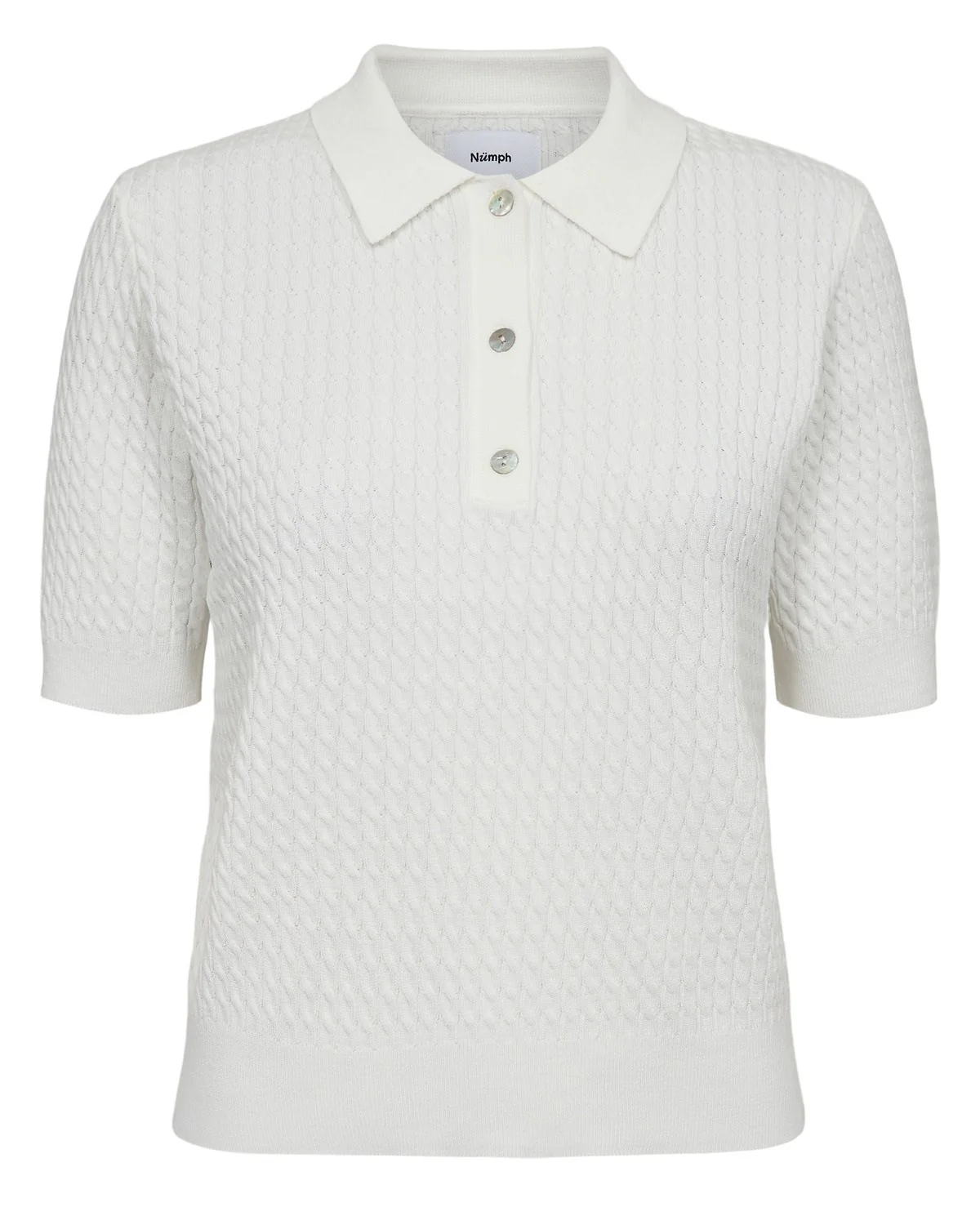 NUALETTE POLO - Cloud Dancer - Image 6