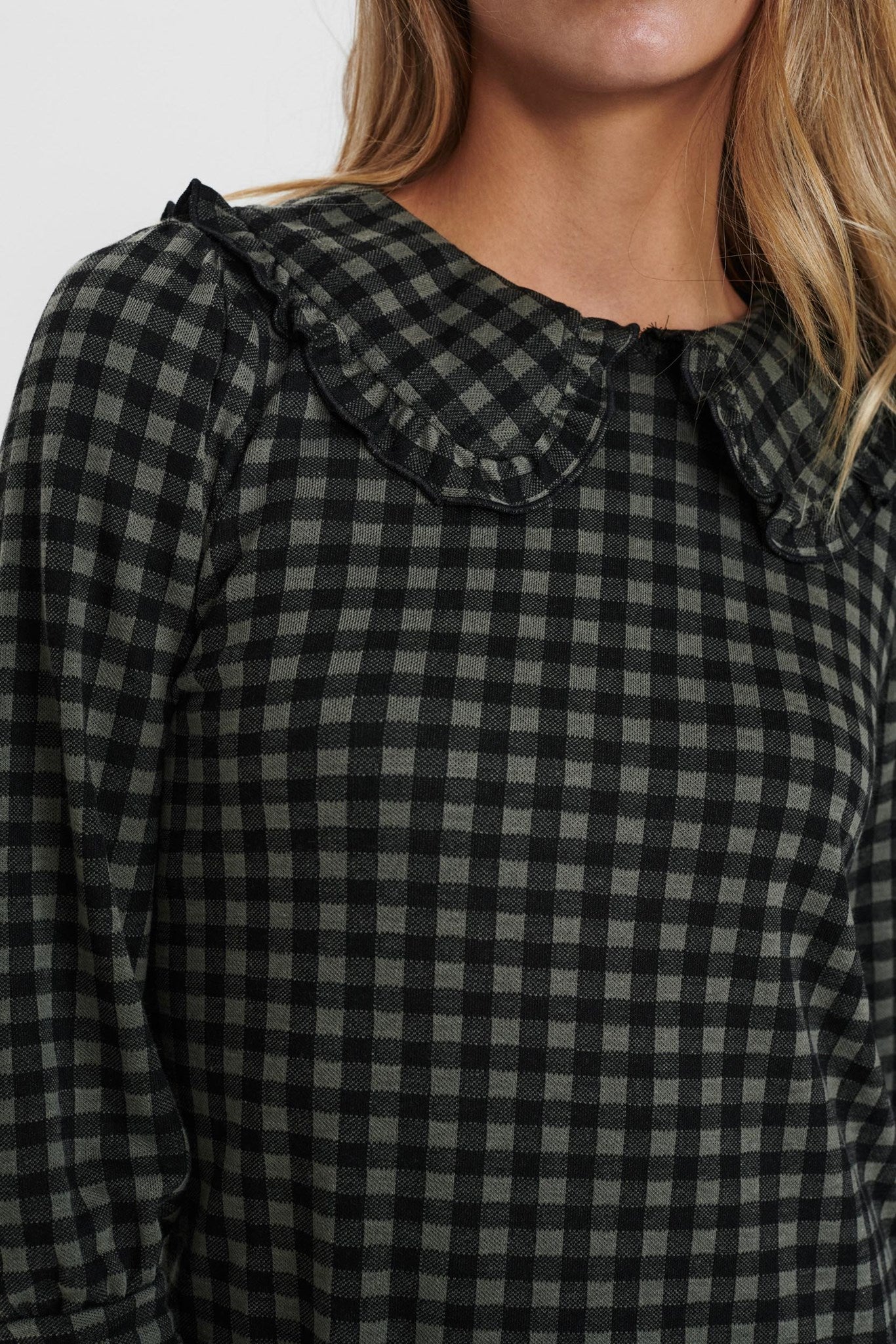 NUALLI JERSEY DRESS - Caviar - Image 4