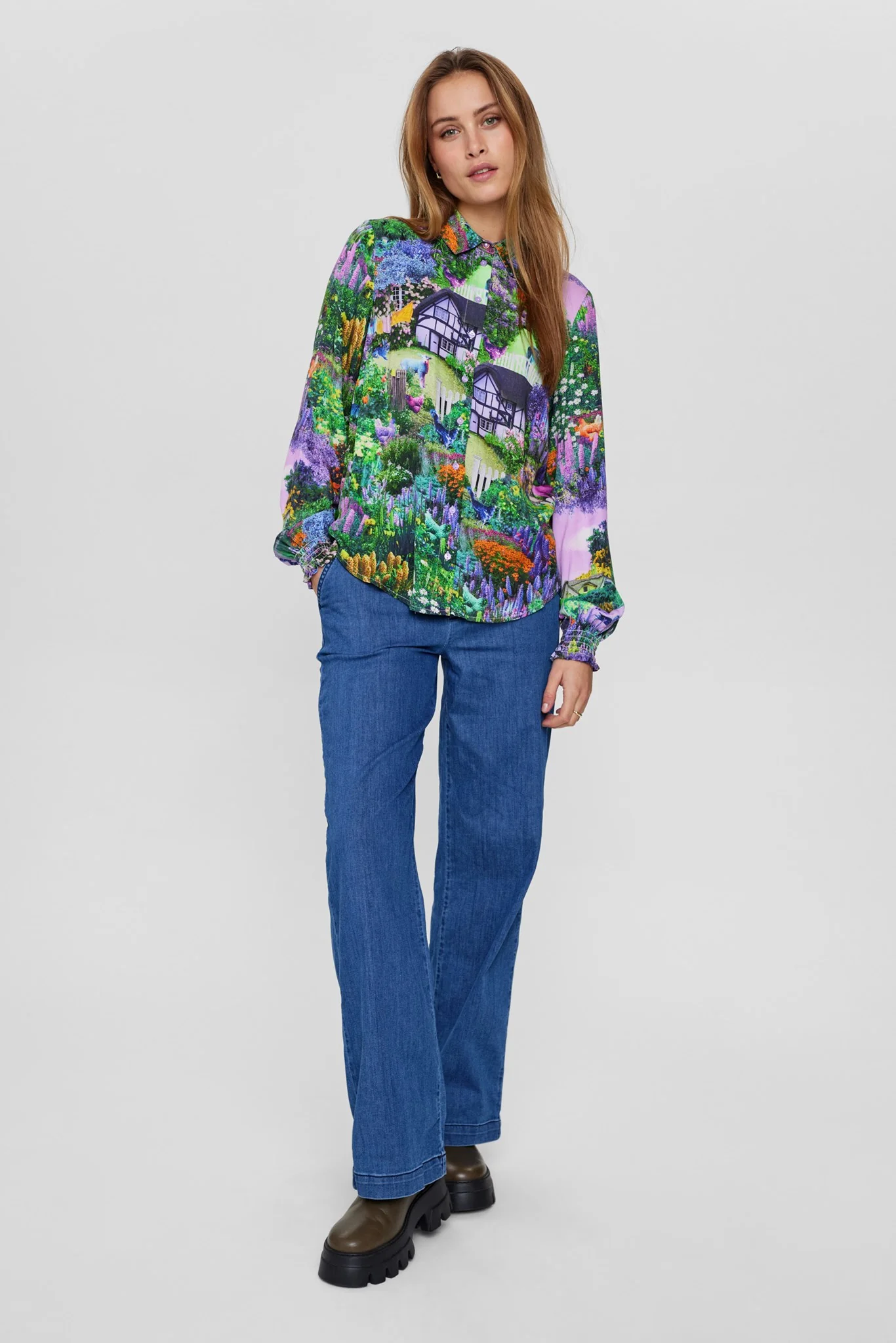 NUALLISON SHIRT - Pine Green - Image 3