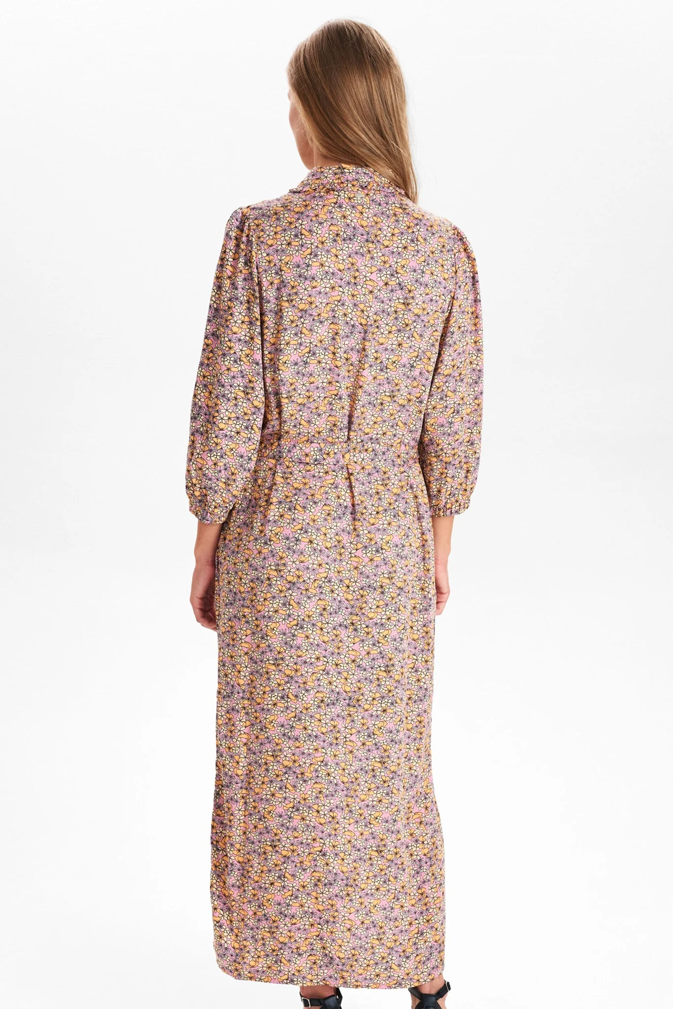 NUALMA 3/4 SLEEVE DRESS - Lilas - Image 2