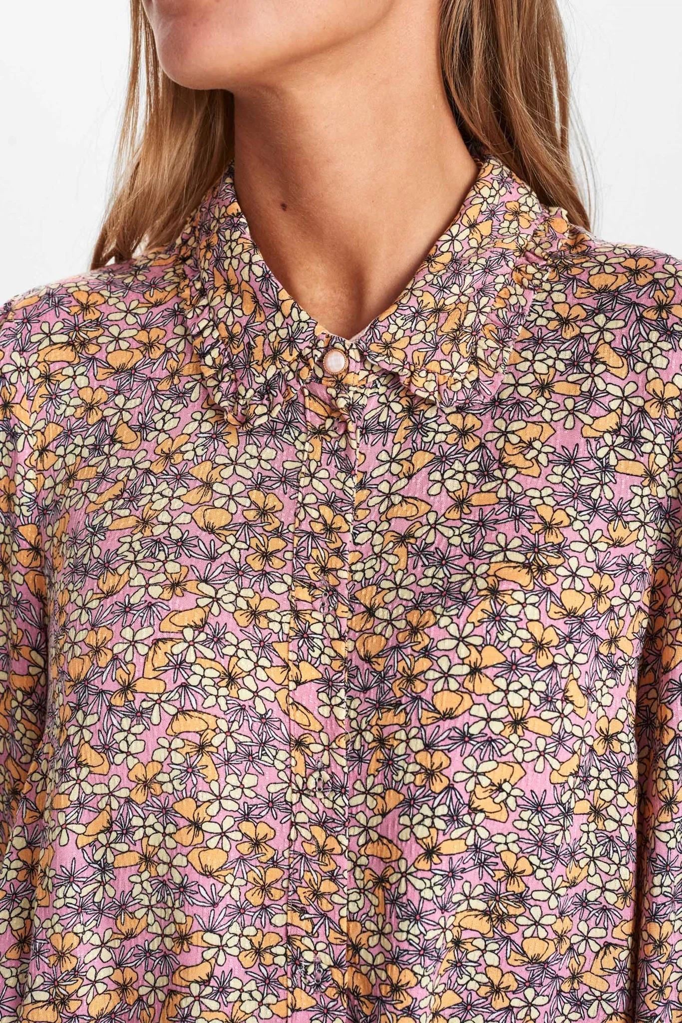 NUALMA 3/4 SLEEVE DRESS - Lilas - Image 4