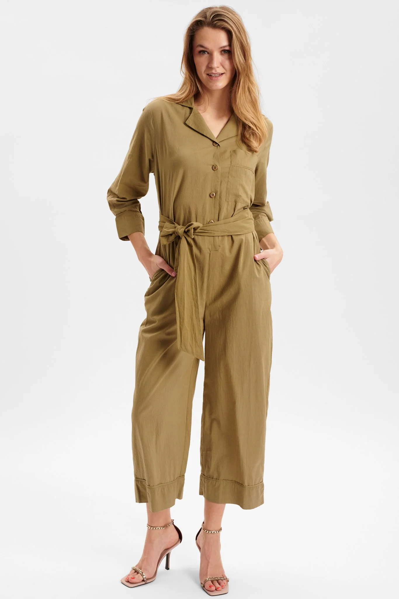 NUALMIA JUMPSUIT - MARTINI OLIVE - Image 3