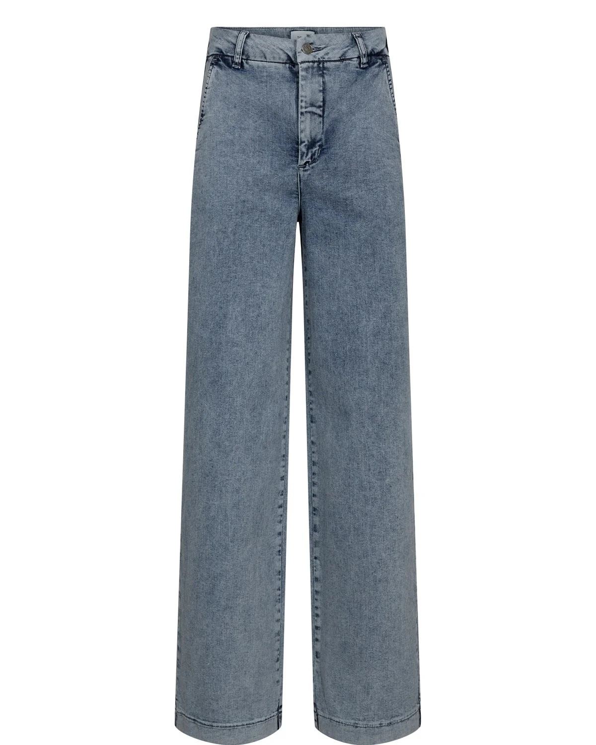 NUAMBER HR WIDE JEANS - R3019 - Light B. Stonewash Denim - Image 6