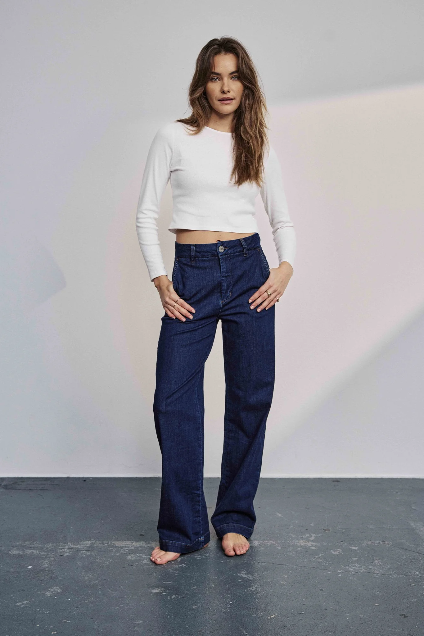NUAMBER LONG - Dark Blue Denim 1 - Image 3