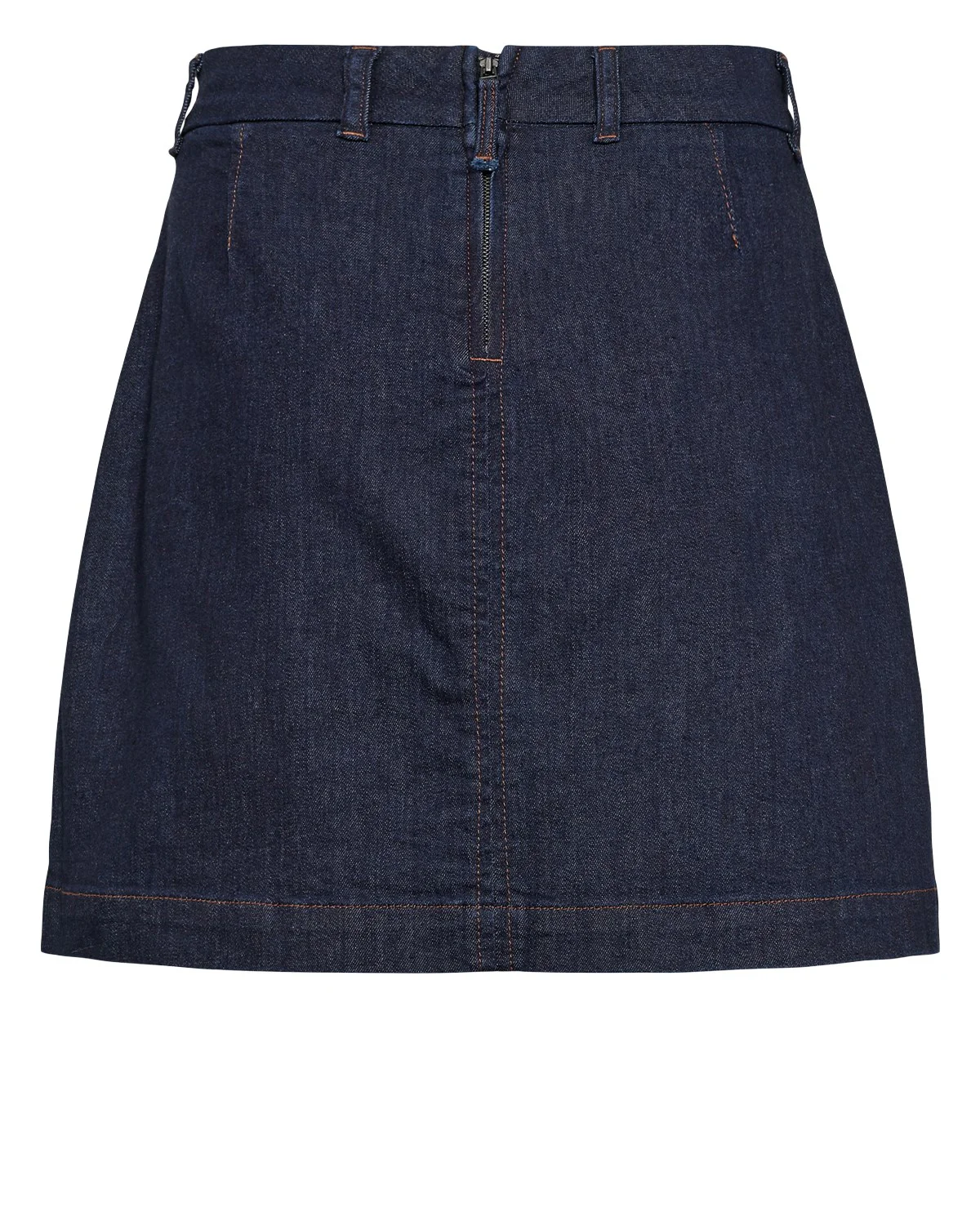 NUAMBER MINI SKIRT - Dark Blue Denim - Image 2