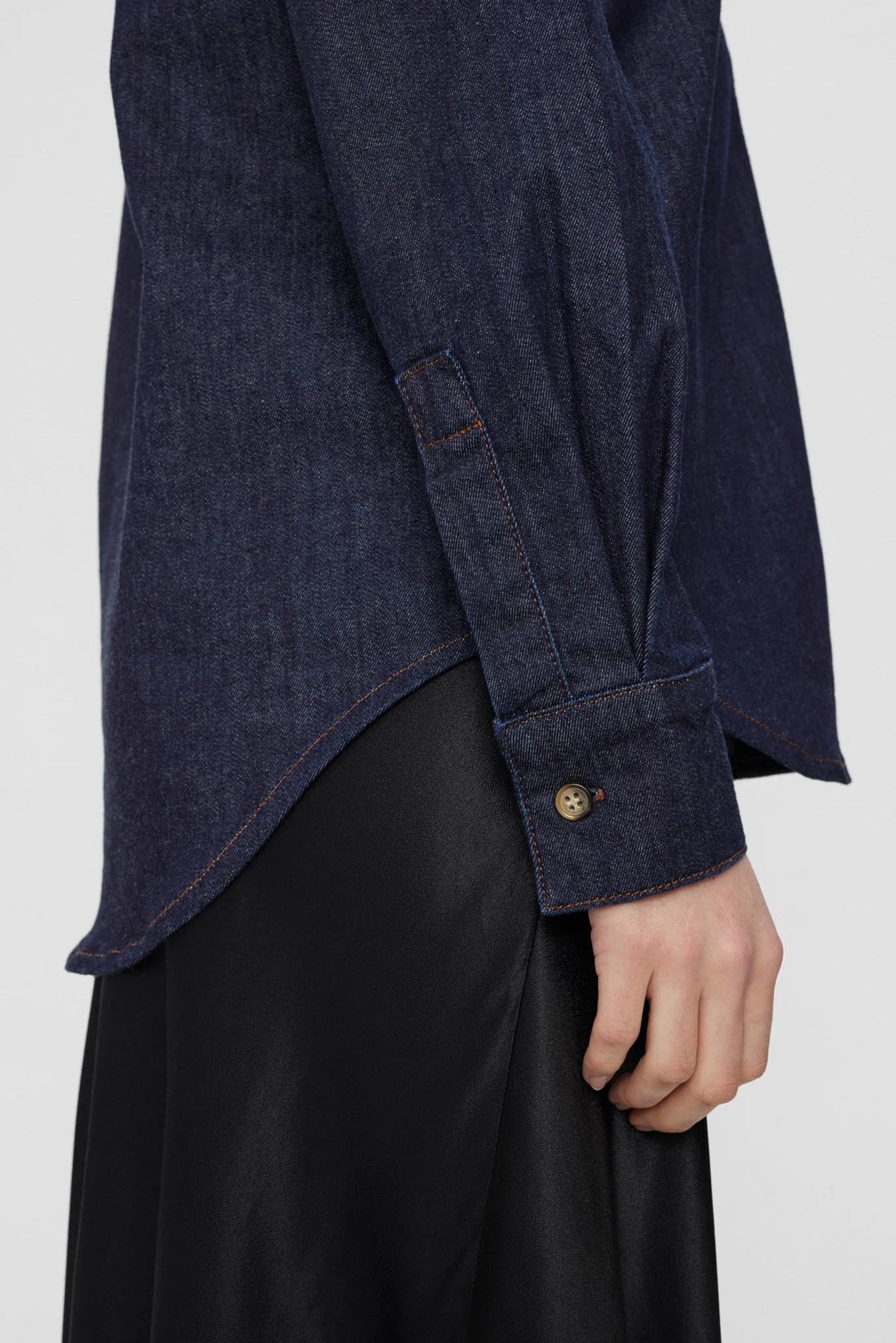 NUAMBER NEW SHIRT - Dark Blue Denim - Image 5
