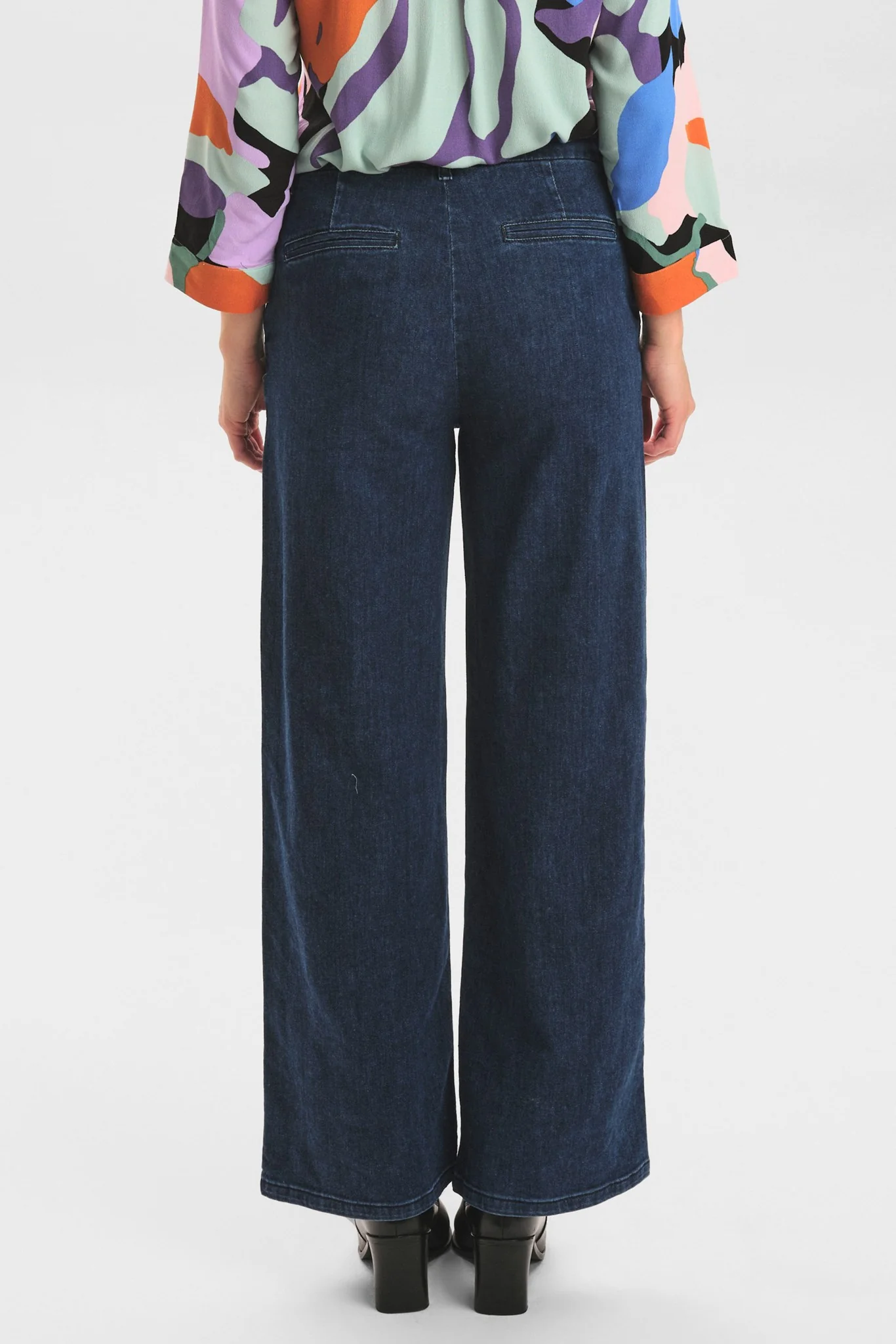 NUAMBER PANT - Dark Blue Denim - Image 2