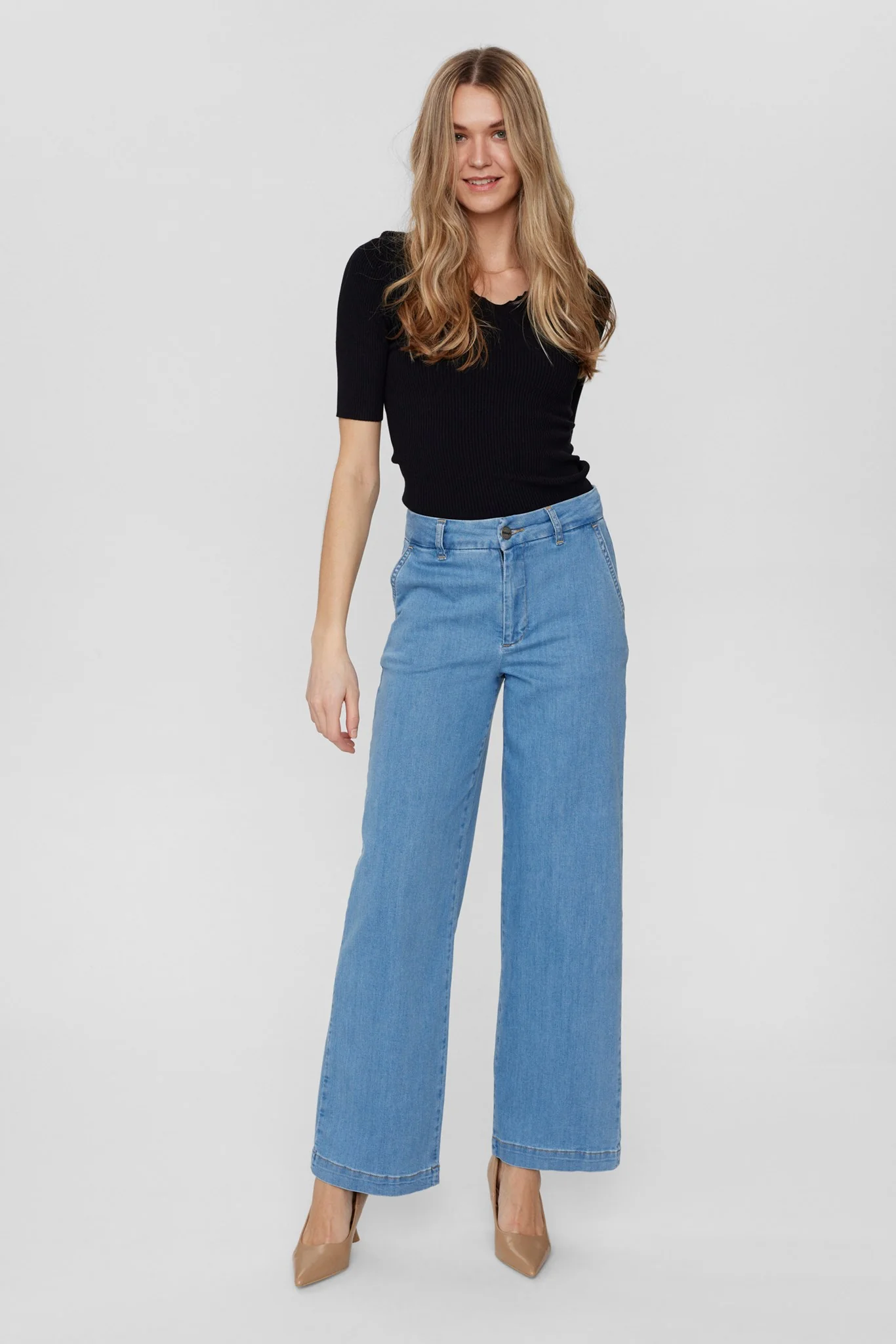 NUAMBER PANTS - LIGHT BLUE - Light Blue Denim - Image 3