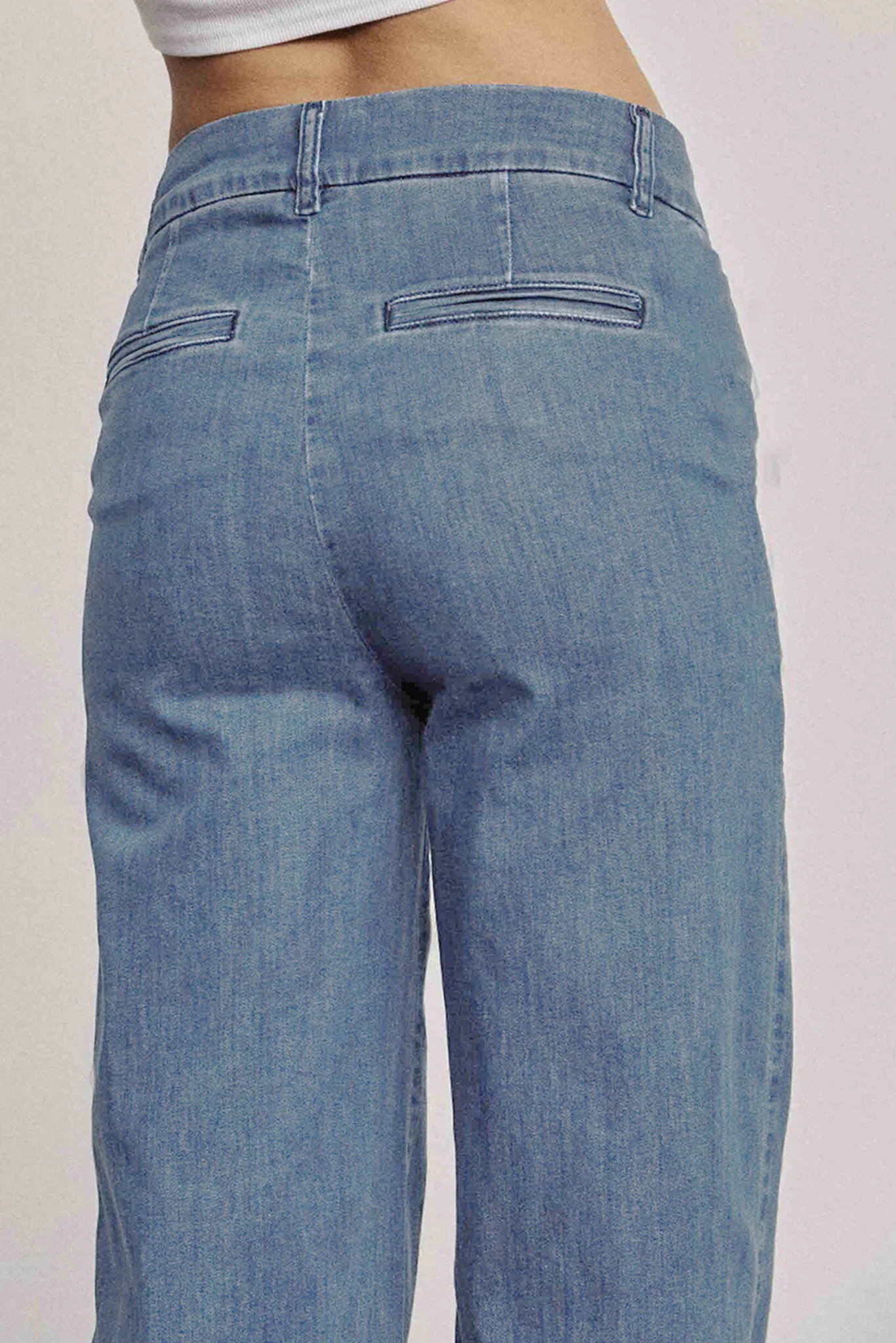 NUAMBER PANTS LONG - Light Denim Blue 1 - Image 5