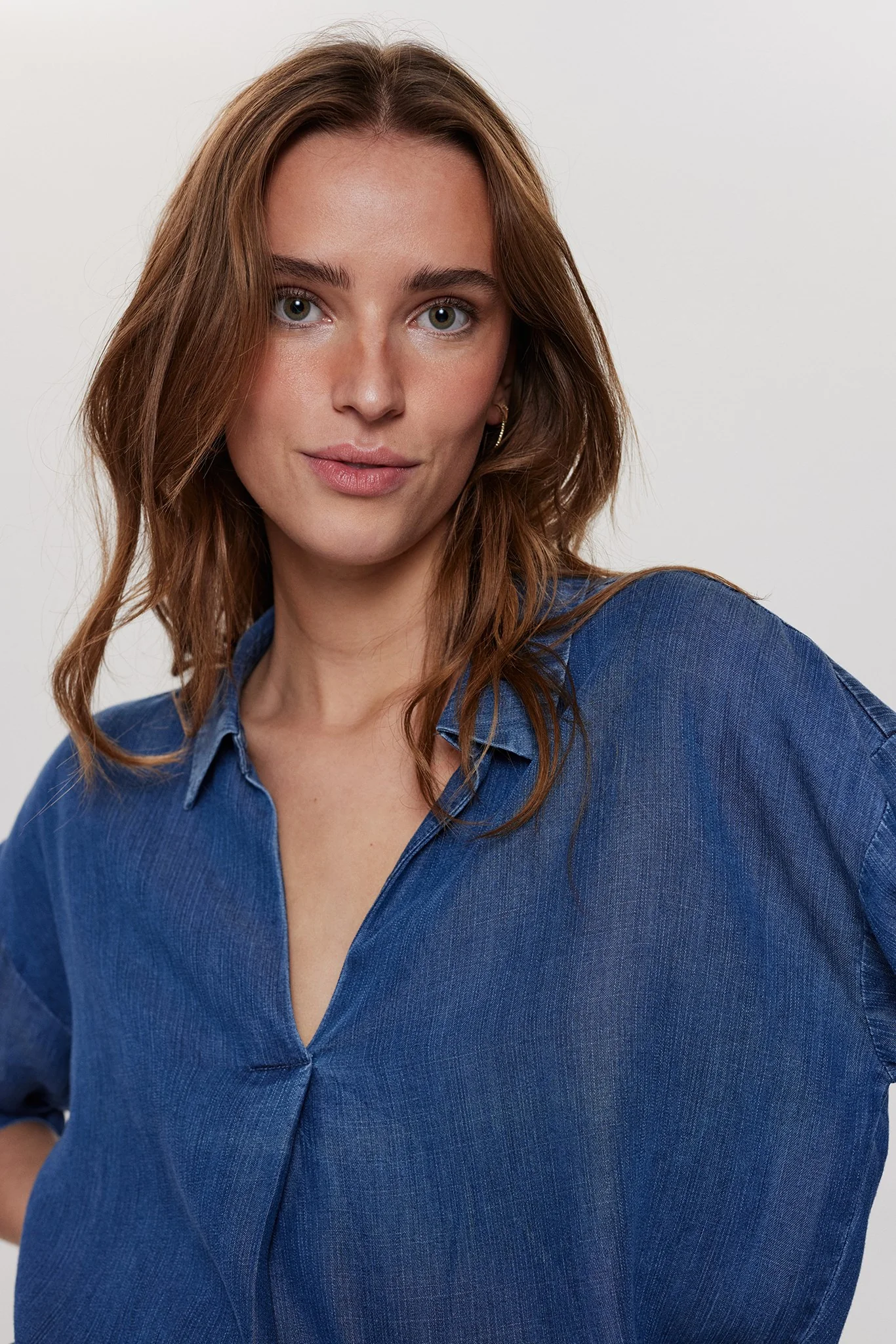 NUANDREA SHIRT - Medium Blue Denim - Image 5