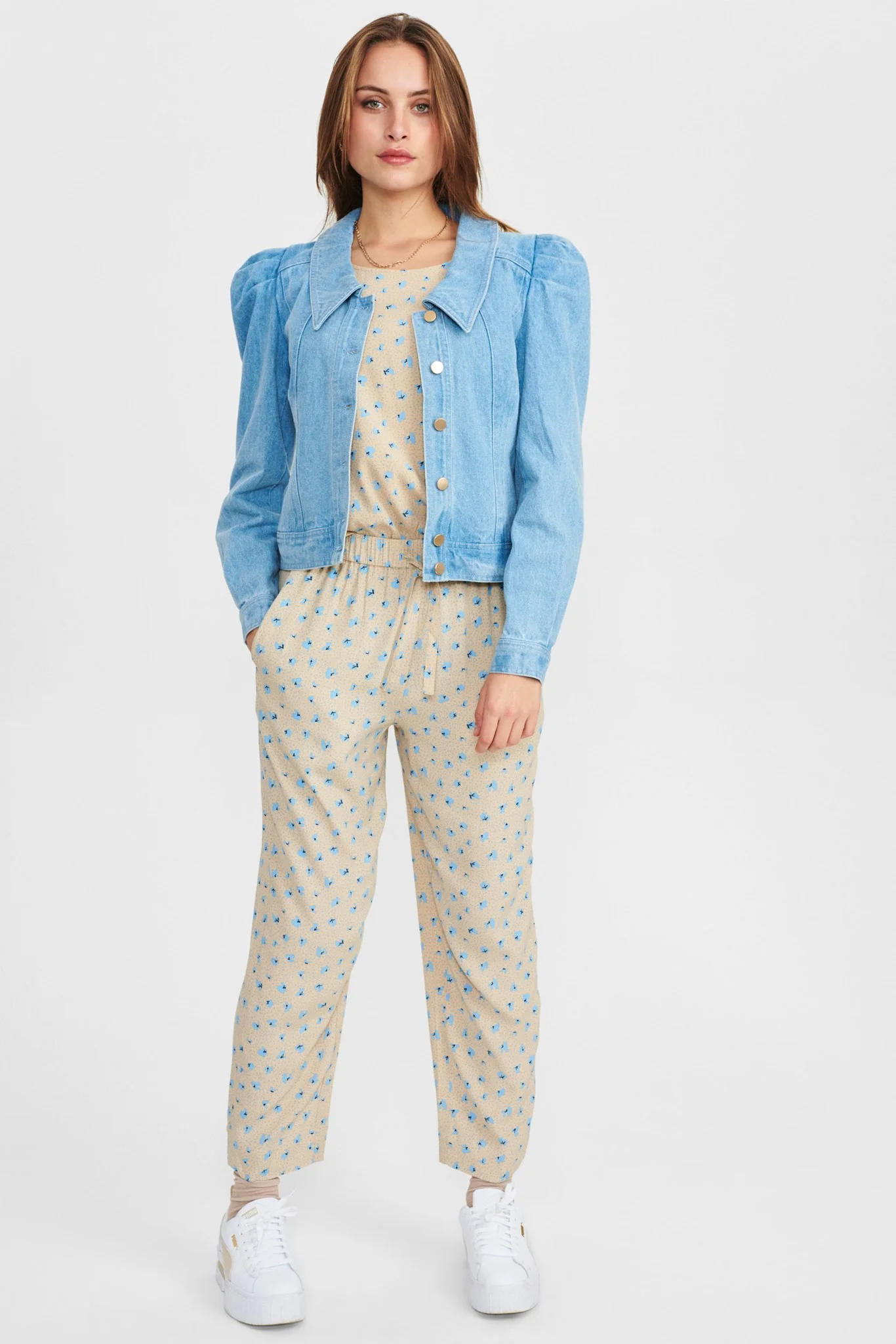 NUANIETTE JACKET  - Light Blue Denim - Image 3