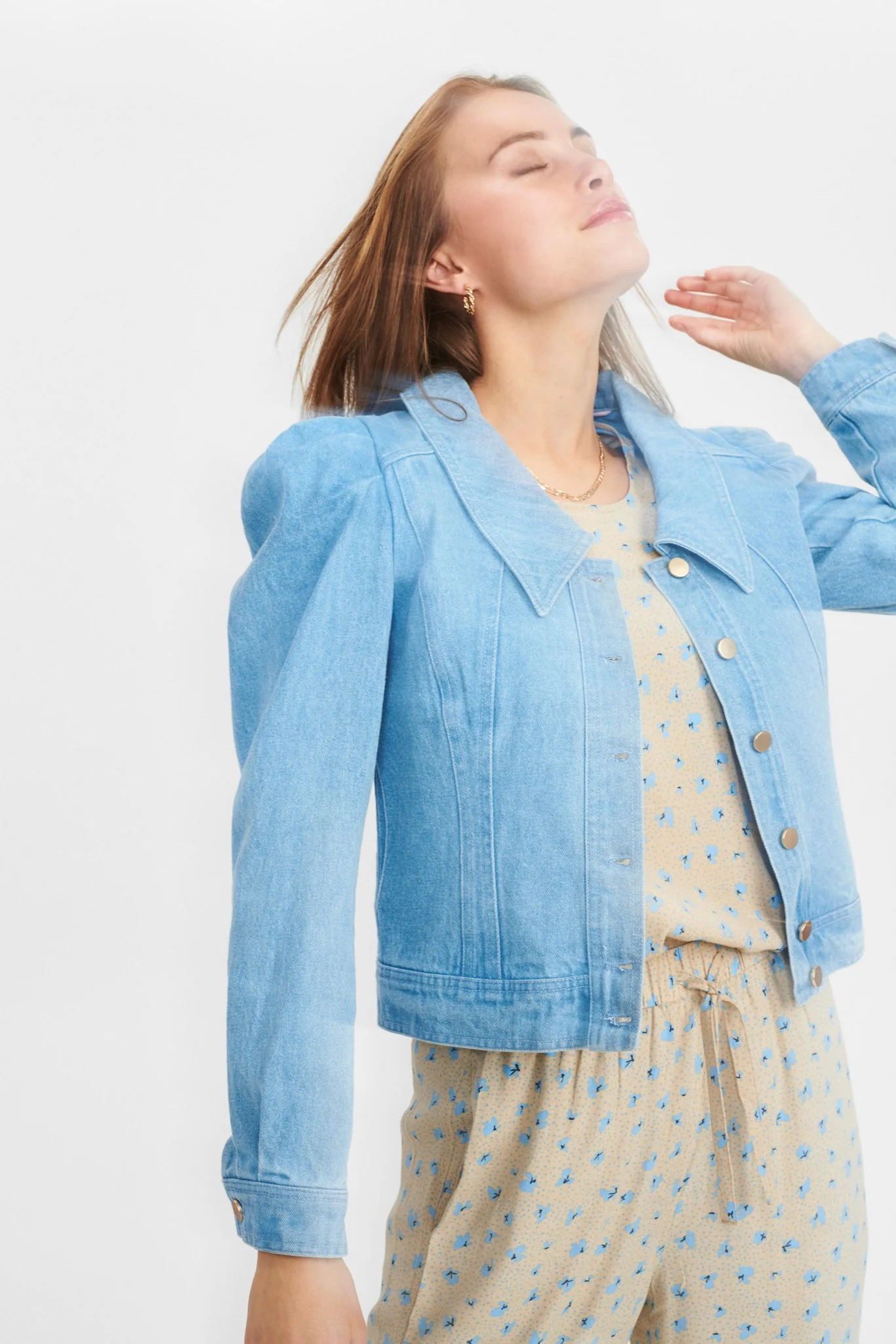 NUANIETTE JACKET  - Light Blue Denim - Image 6