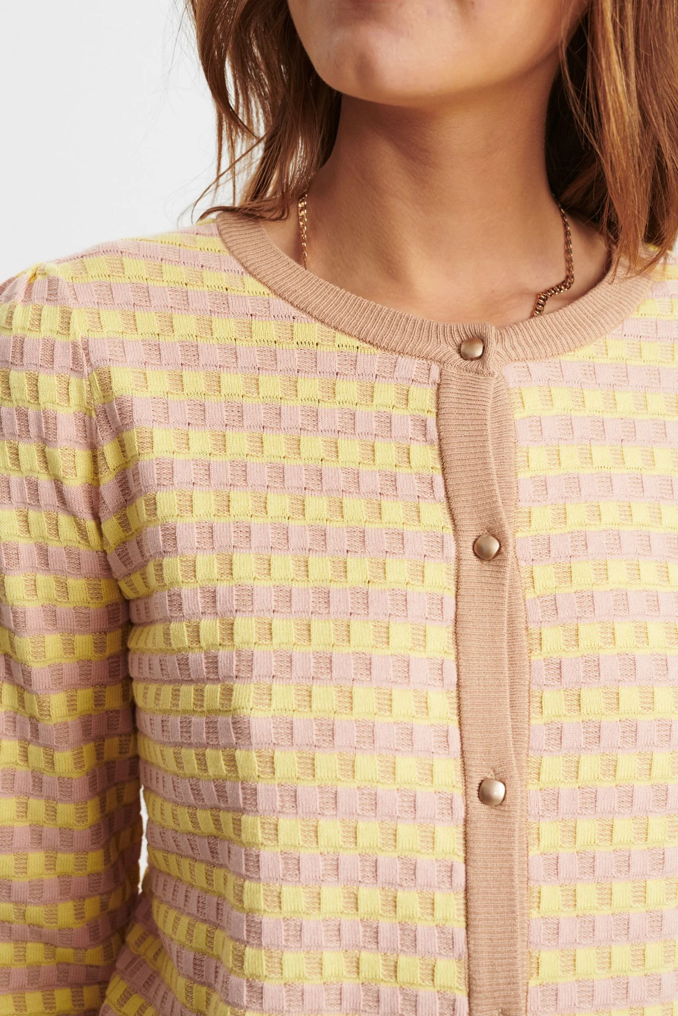 NUANNALISA CARDIGAN - Popcorn - Image 4