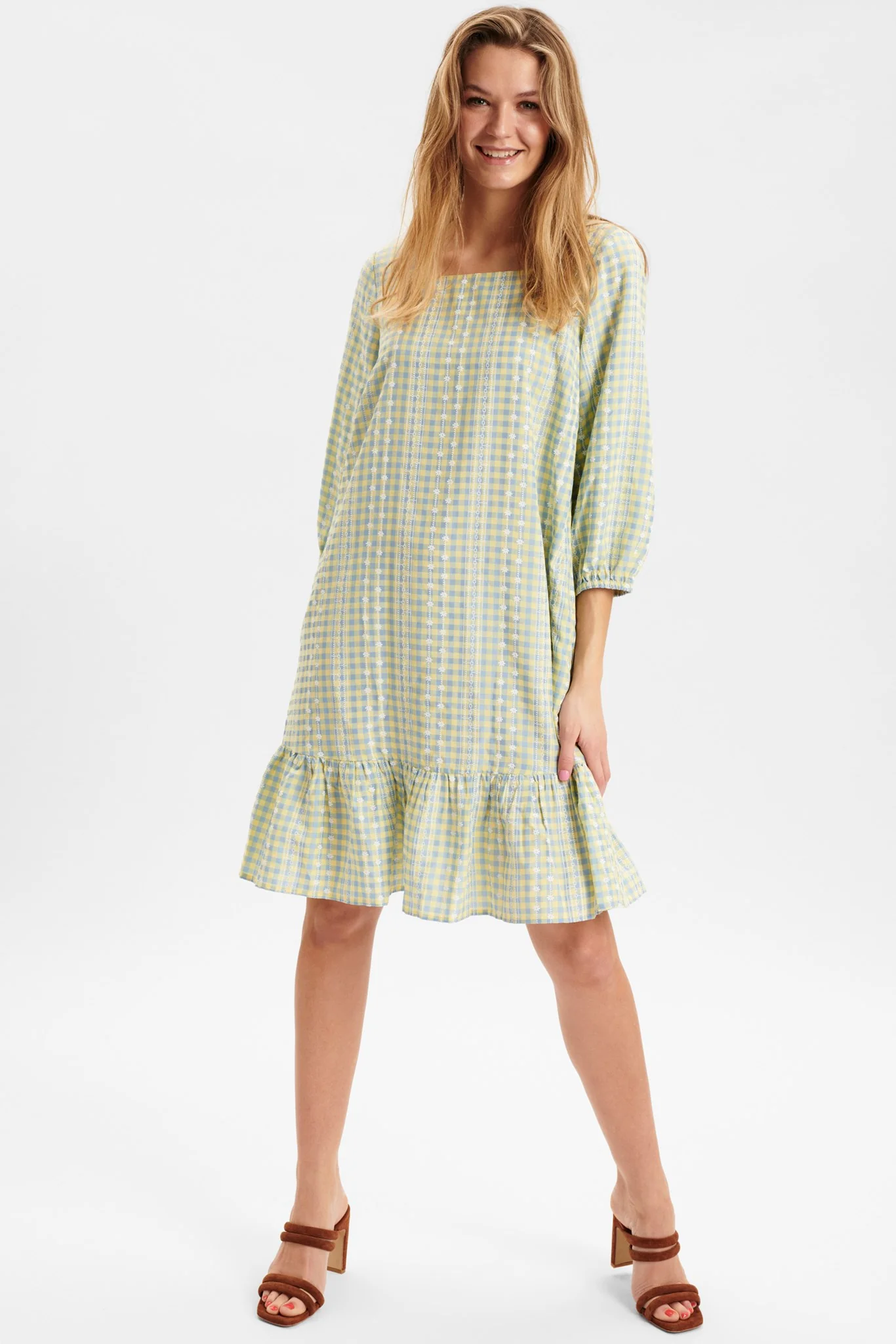 NUANNEMONA DRESS - Della Robbia Blue - Image 3