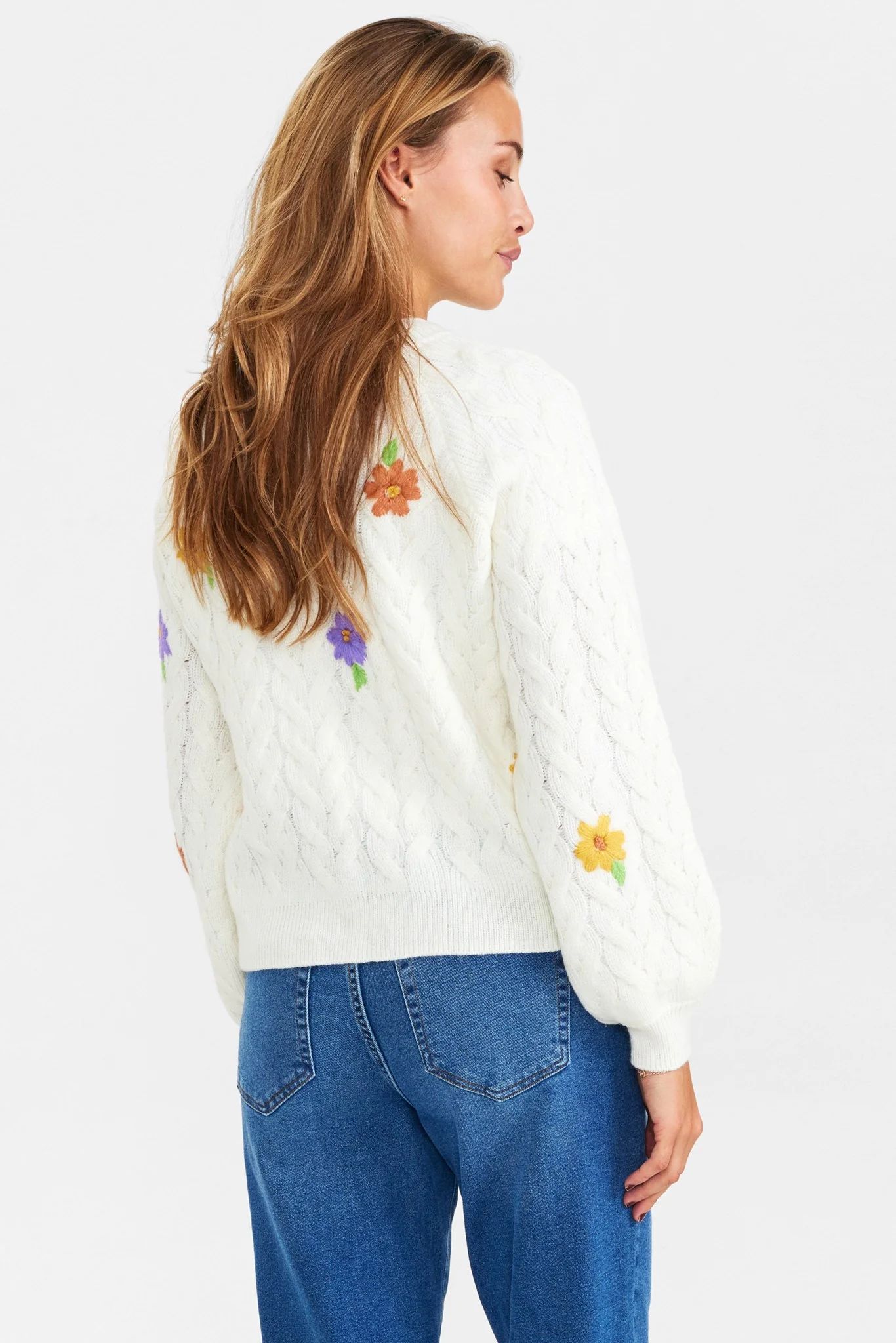 NUANNY CARDIGAN - Cloud Dancer - Image 2