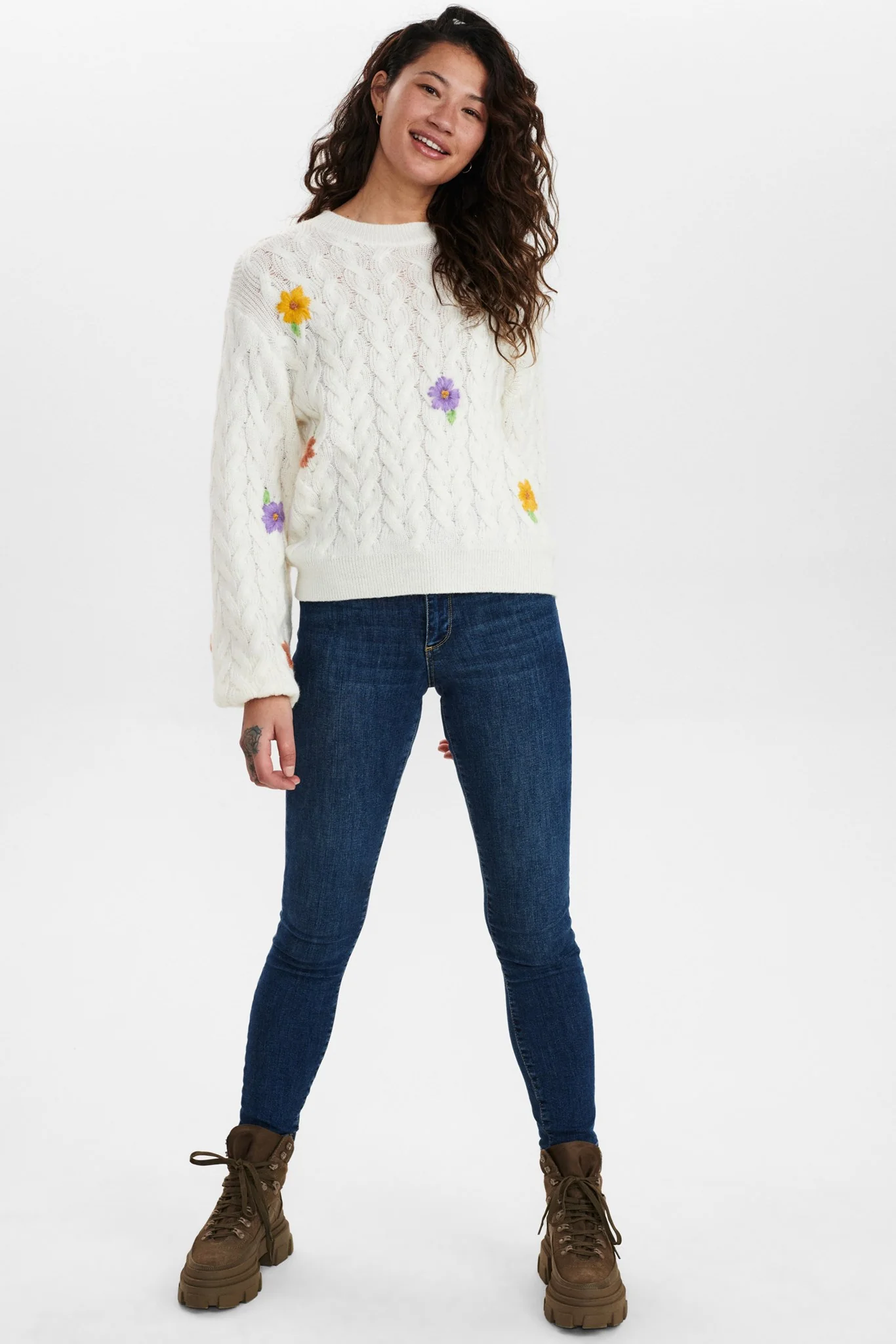 NUANNY PULLOVER - Cloud Dancer - Image 3