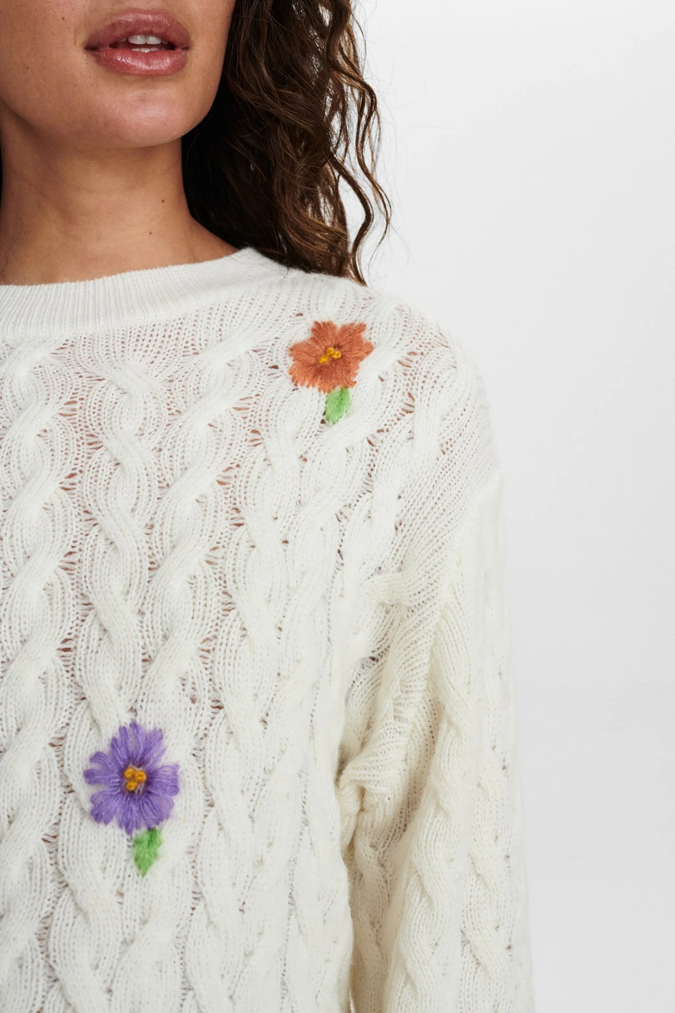 NUANNY PULLOVER - Cloud Dancer - Image 4
