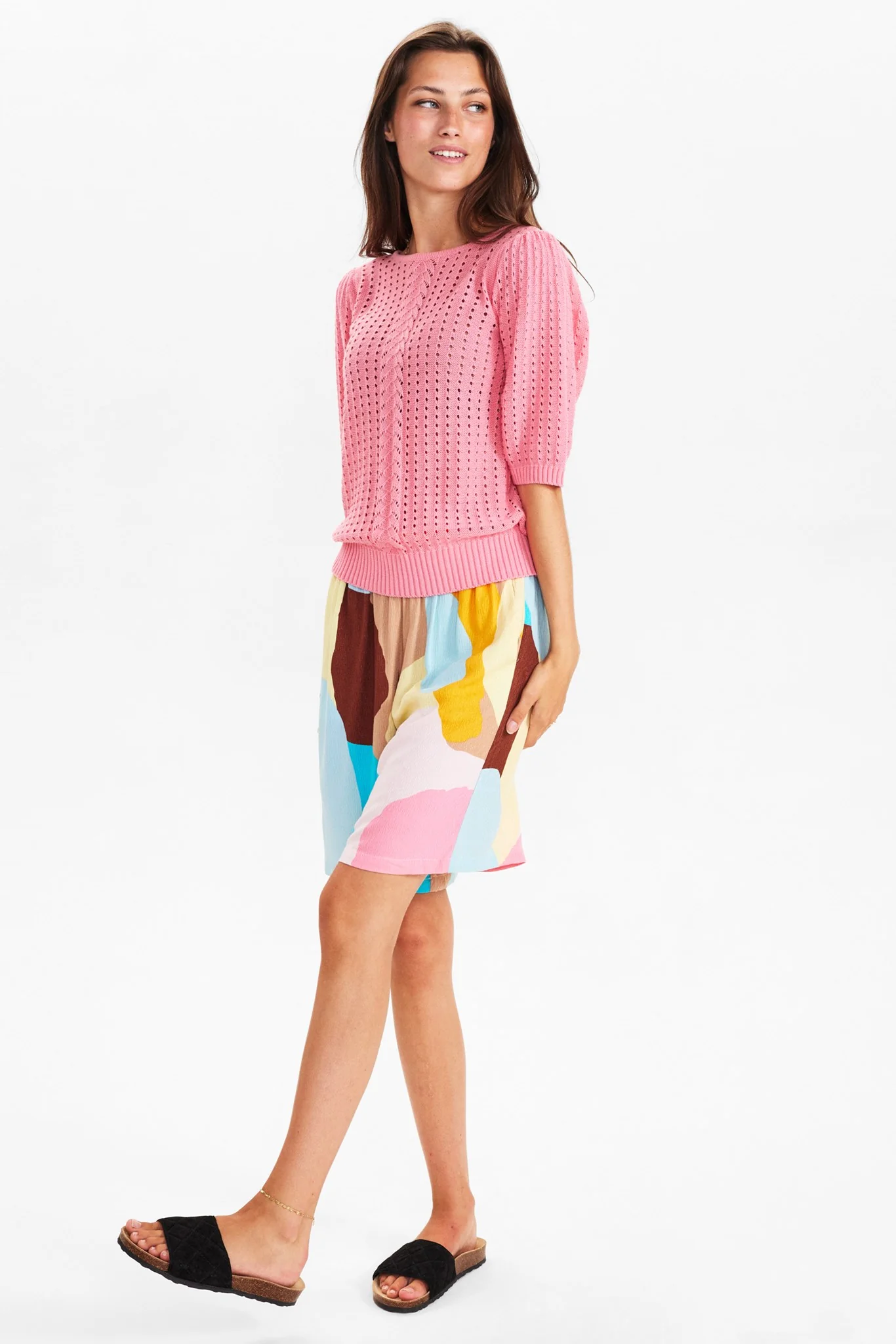 NUARA SS PULLOVER - GOTS - Plumeria - Image 3