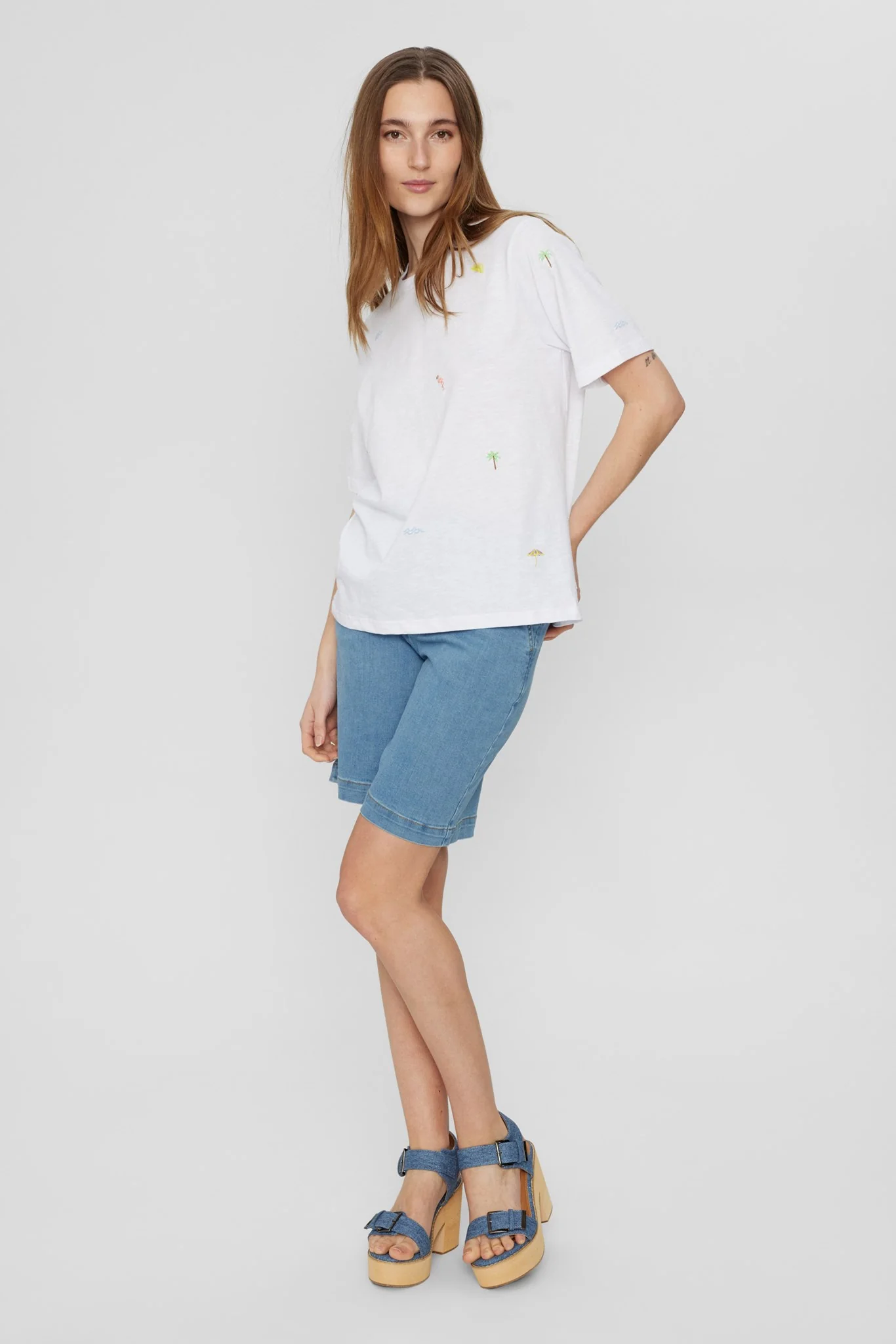 NUARIAS T-SHIRT - GOTS - Bright White - Image 3