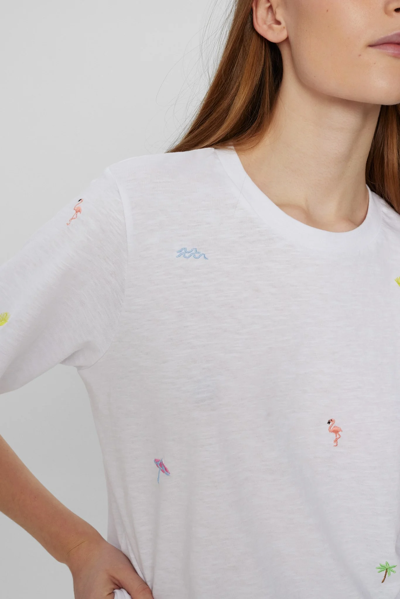 NUARIAS T-SHIRT - GOTS - Bright White - Image 4