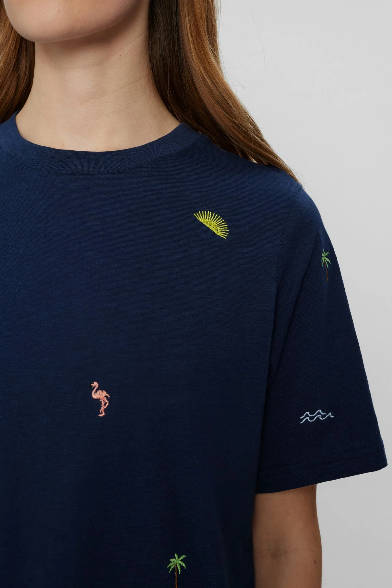 NUARIAS T-SHIRT - GOTS - Dress Blues - Image 4