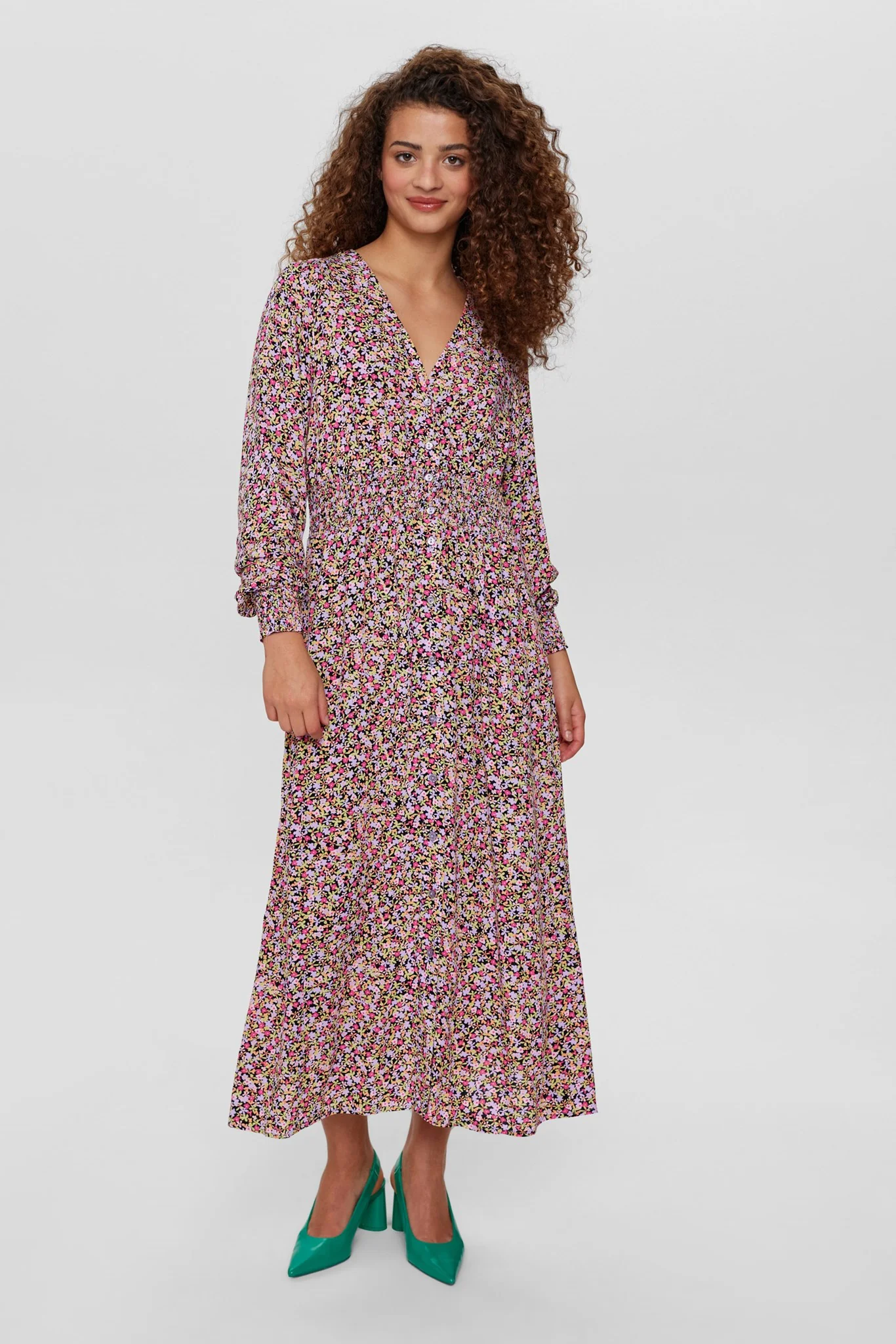 NUARLENE SARA DRESS - Caviar - Image 3
