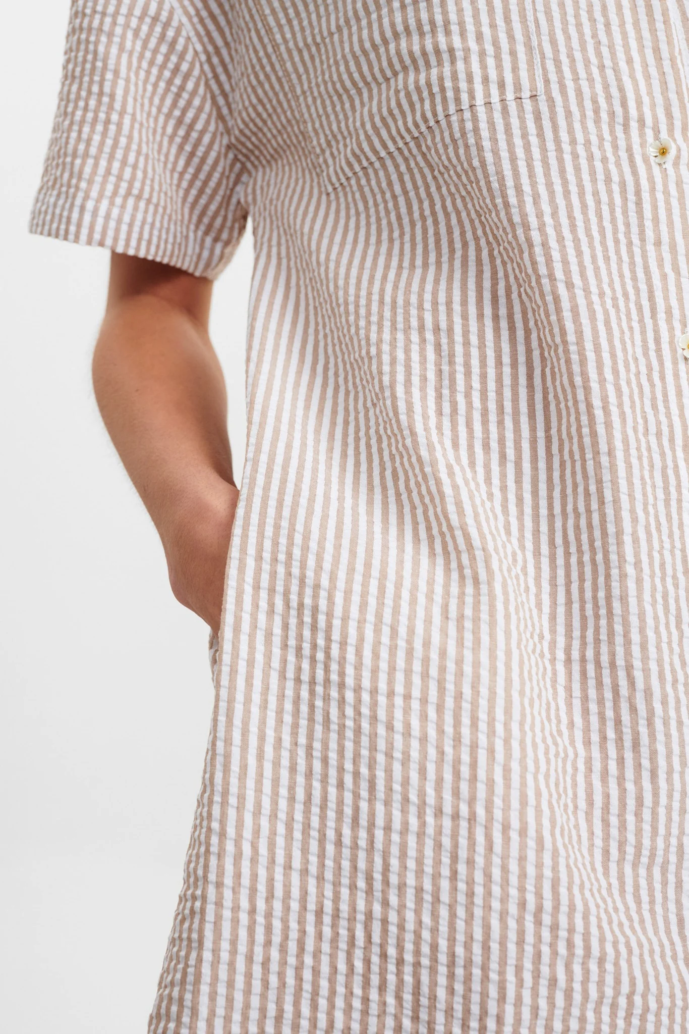 NUARRON DRESS - Cloud Dancer - Image 4