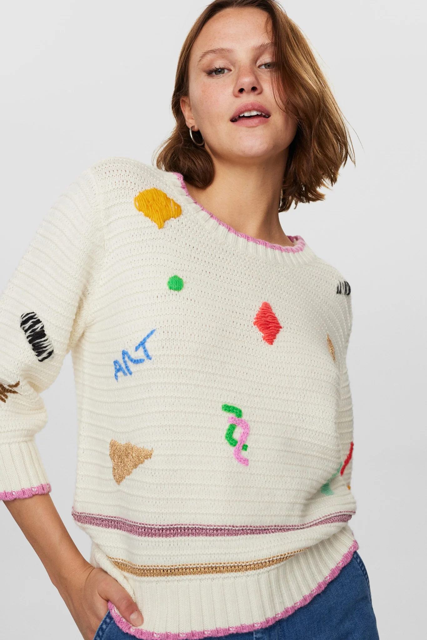 NUARTSY PULLOVER - Sandshell Melange - Image 5