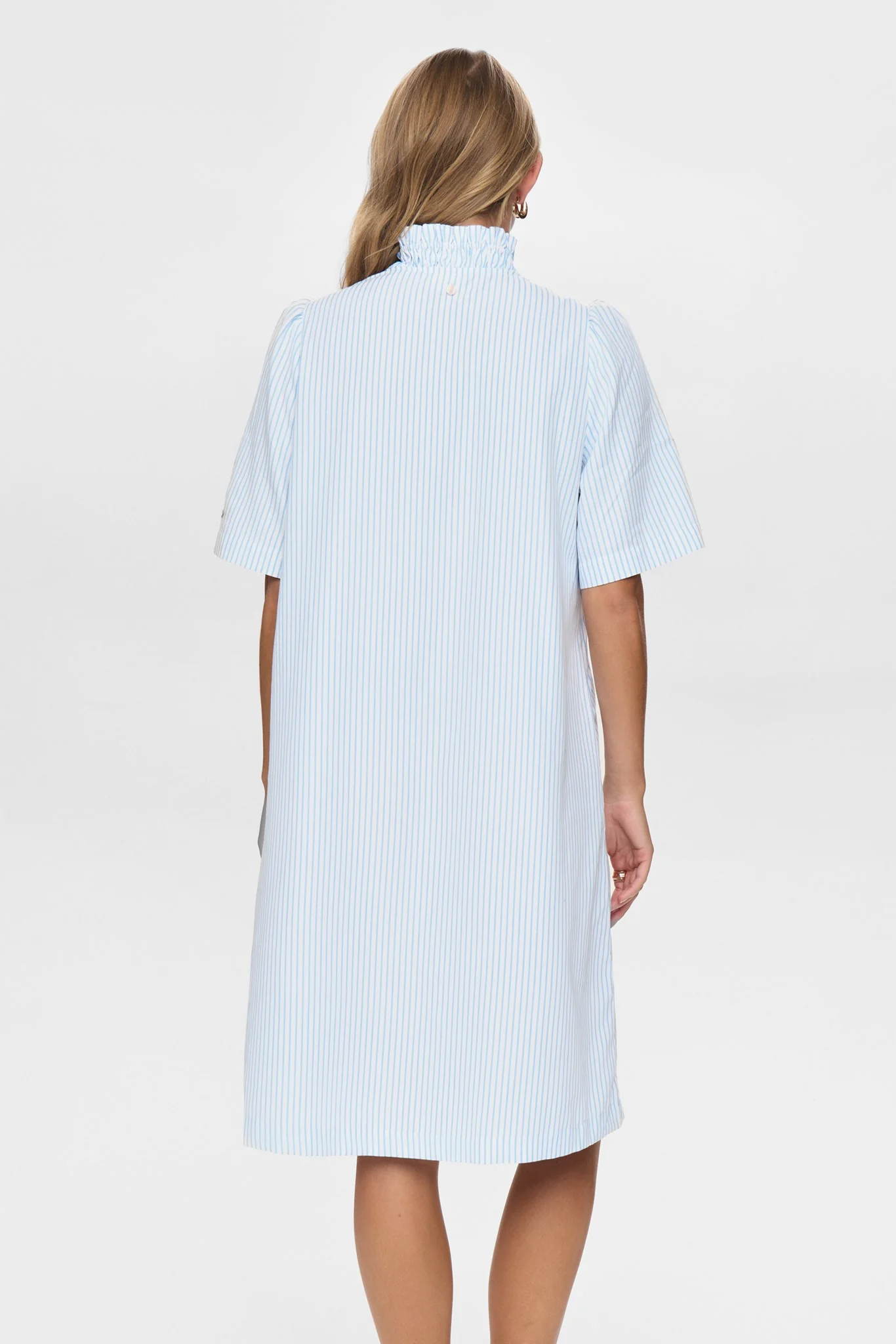 NUASHLEY EMBROIDERY DRESS - Airy Blue - Image 2