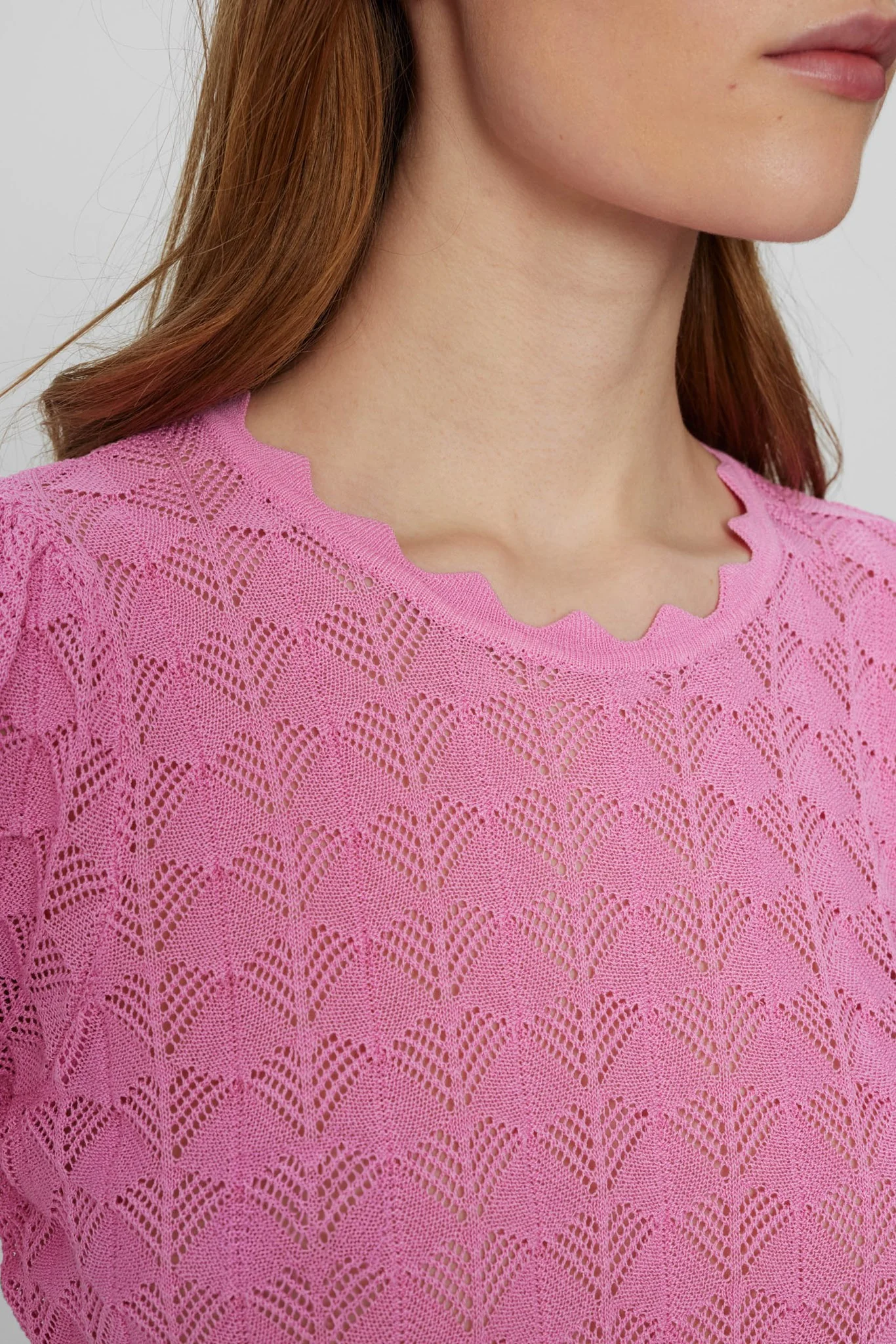 NUASPEN PULLOVER  - Fuchsia Pink - Image 4