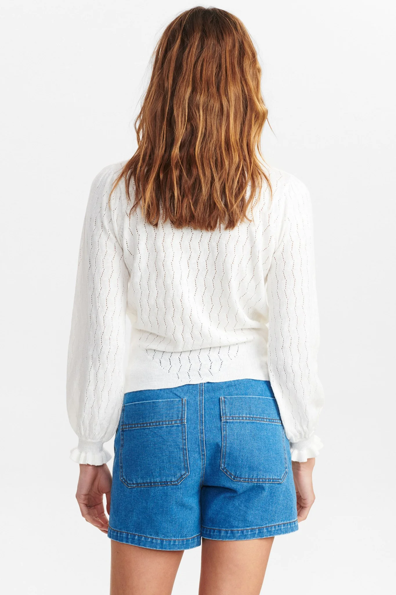 NUASRA CARDIGAN - Cloud Dancer - Image 2