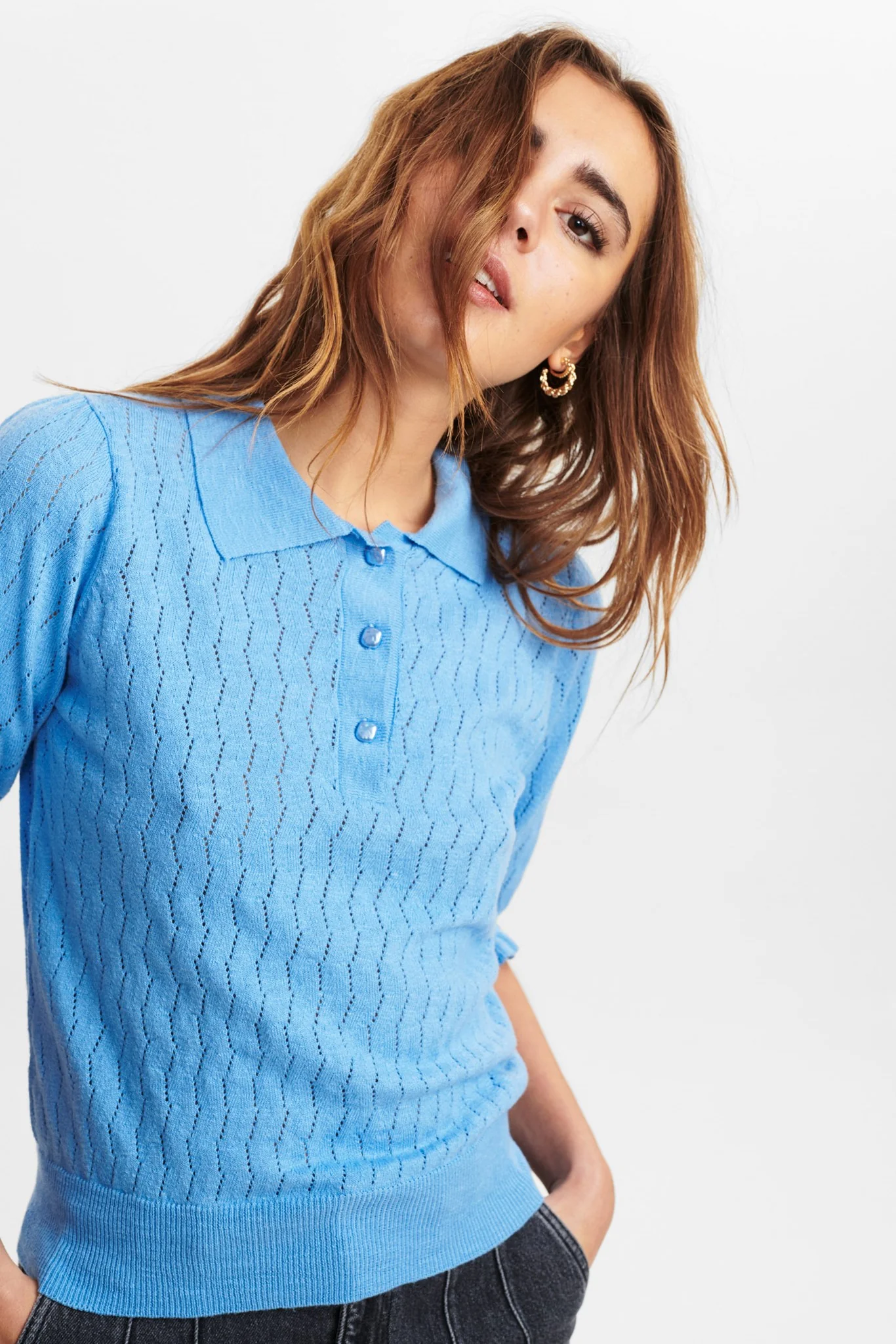 NUASRA PULLOVER - Della Robbia Blue - Image 6