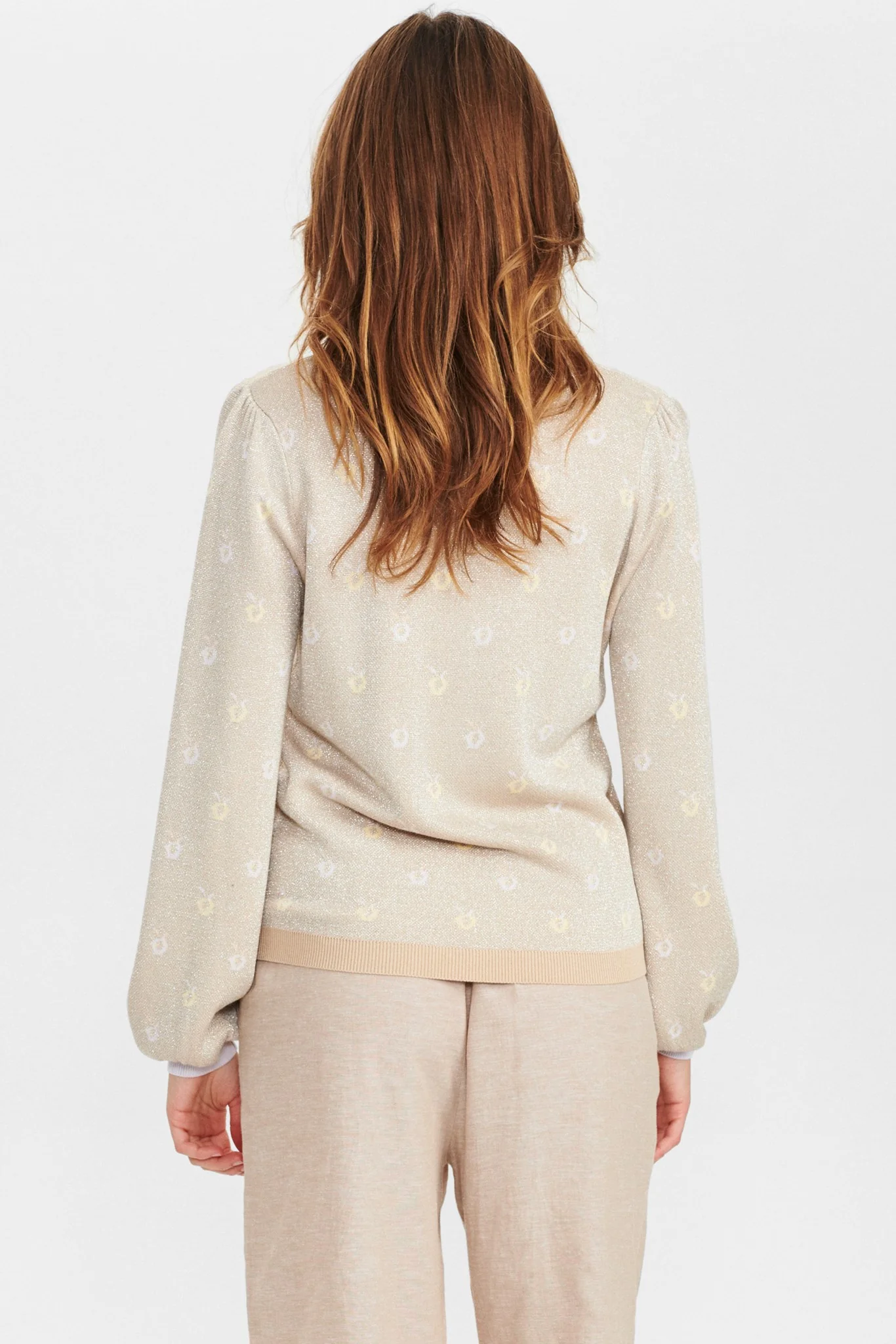 NUAUGUSTA CARDIGAN - Sesame - Image 2