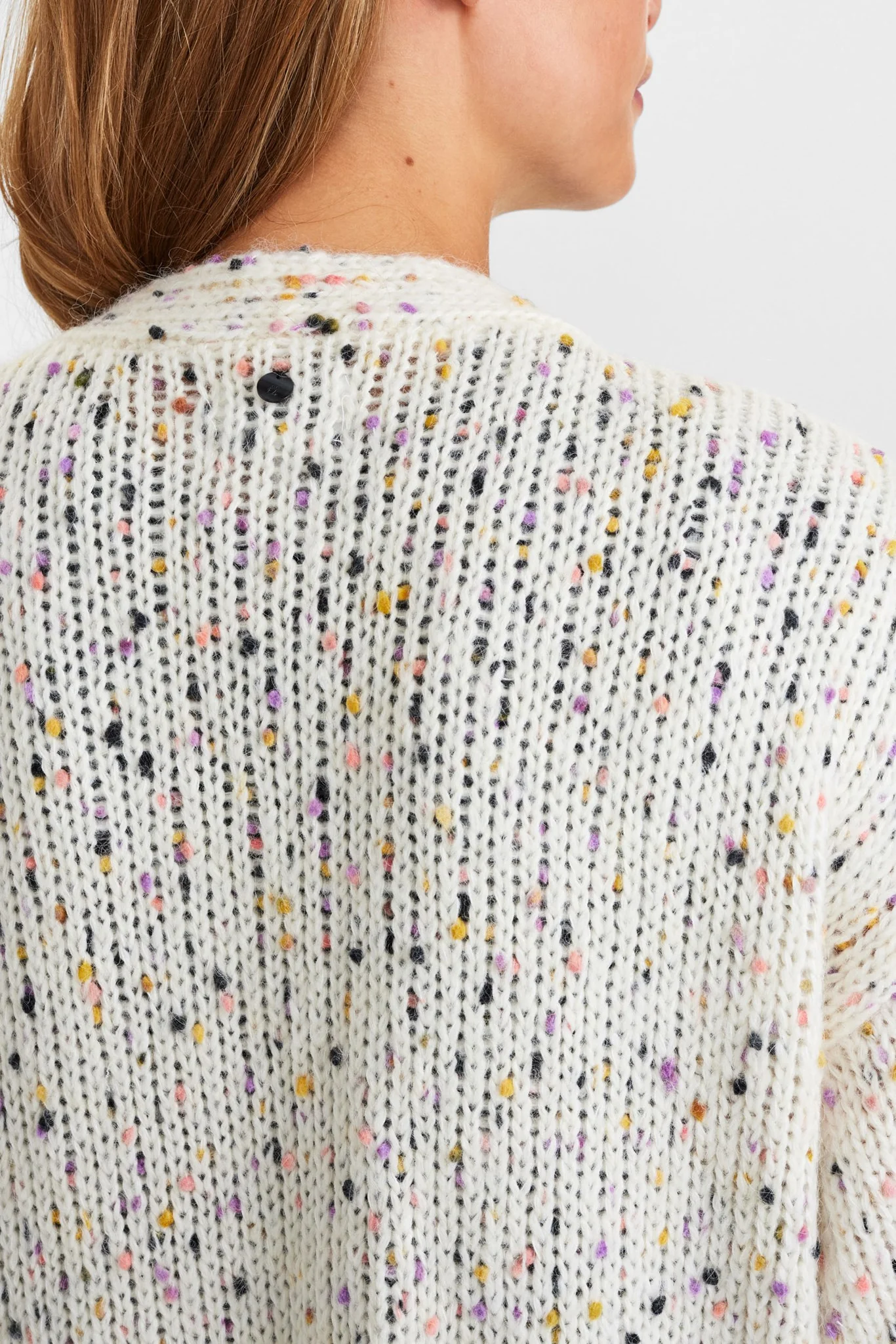 NUAURORA CARDIGAN - Cloud Dancer - Image 4