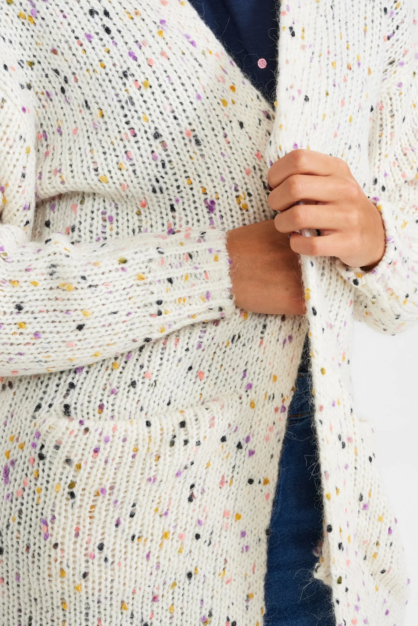 NUAURORA CARDIGAN - Cloud Dancer - Image 5