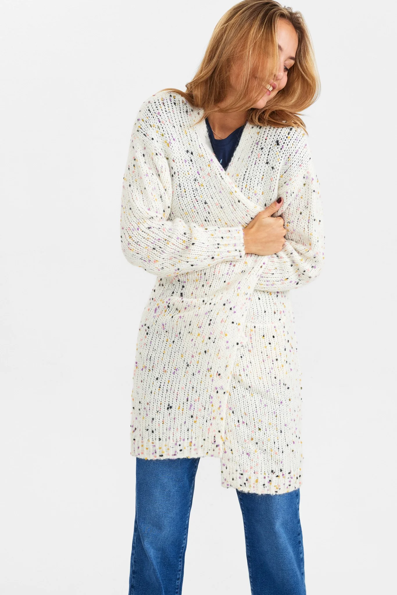NUAURORA CARDIGAN - Cloud Dancer - Image 6