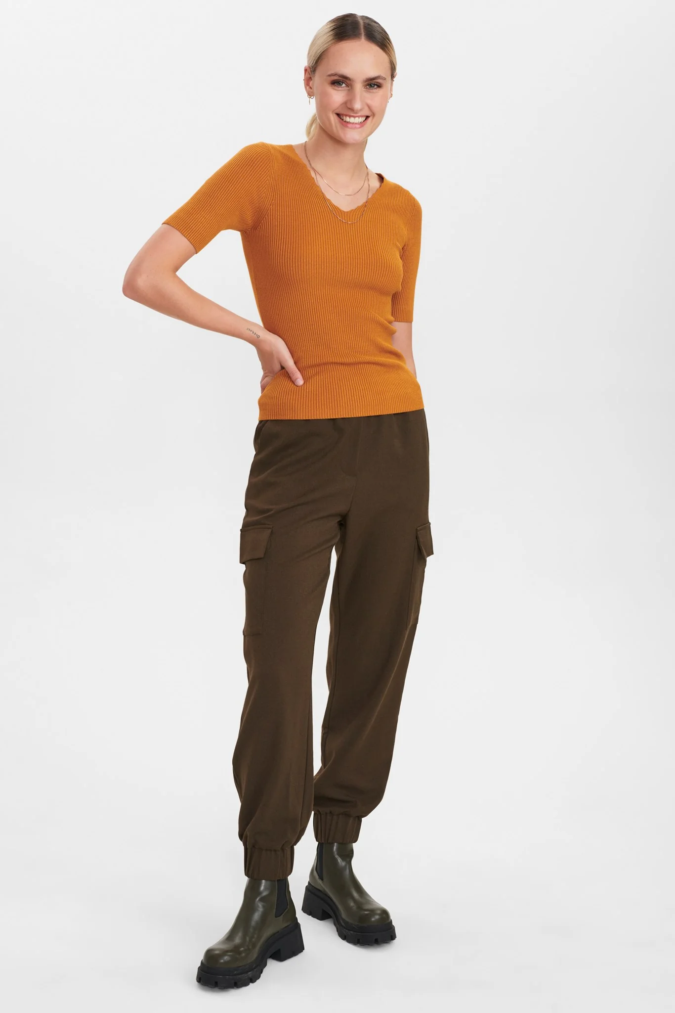 NUAYELET SS PULLOVER  - Cathay Spice - Image 3