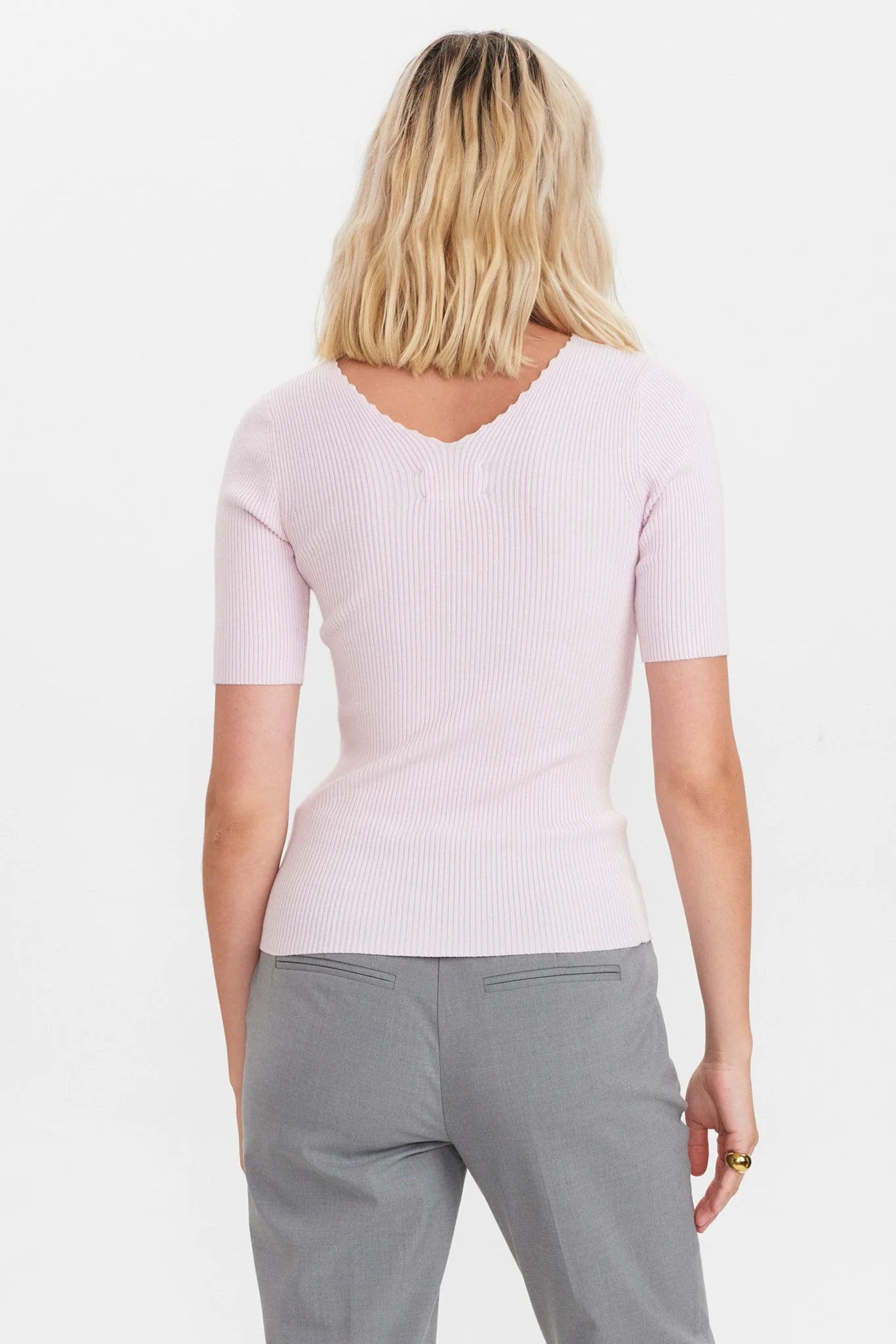 NUAYELET SS PULLOVER  - Chalk Pink - Image 2