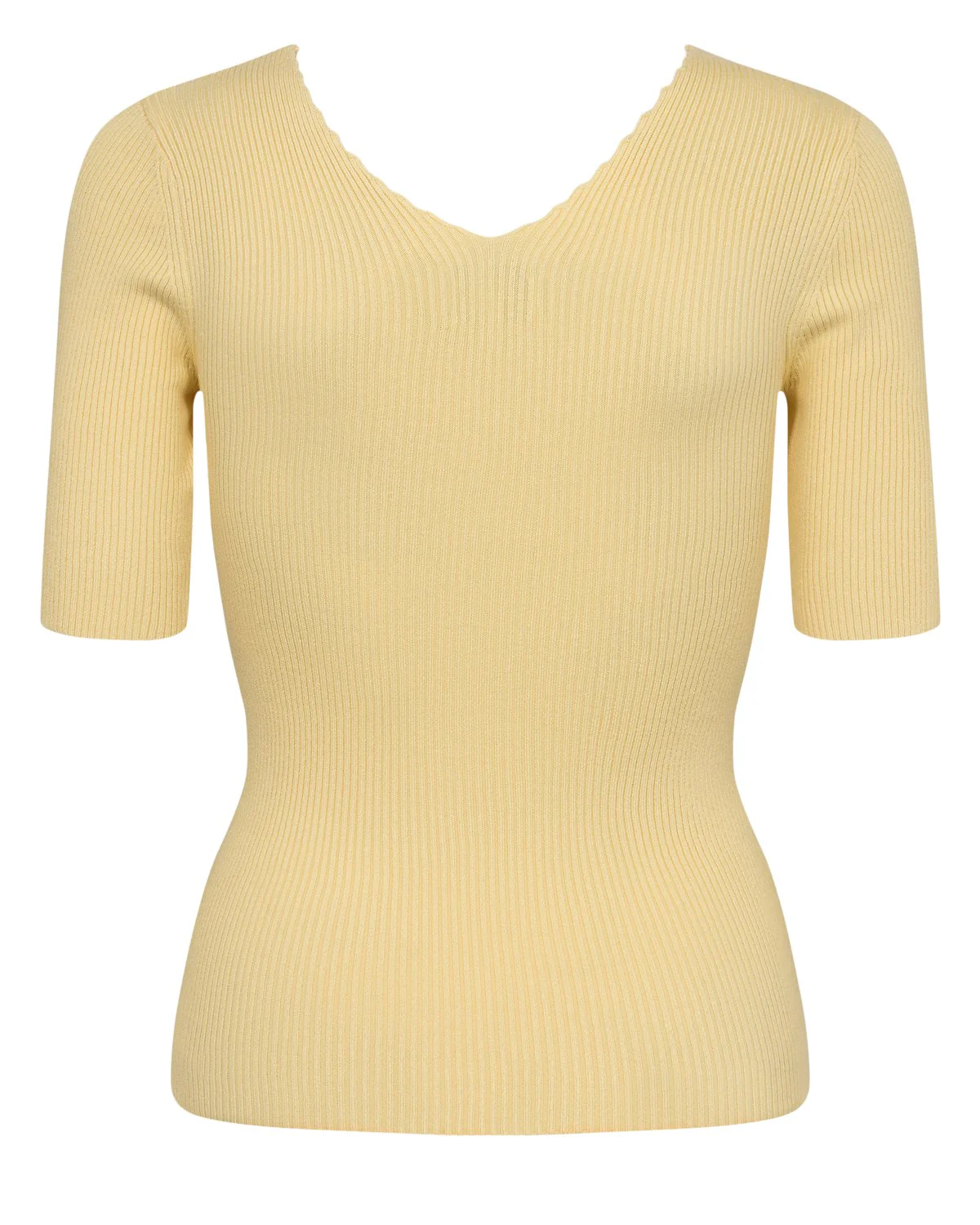 NUAYELET SS PULLOVER CROPPED - Golden Haze - Image 7