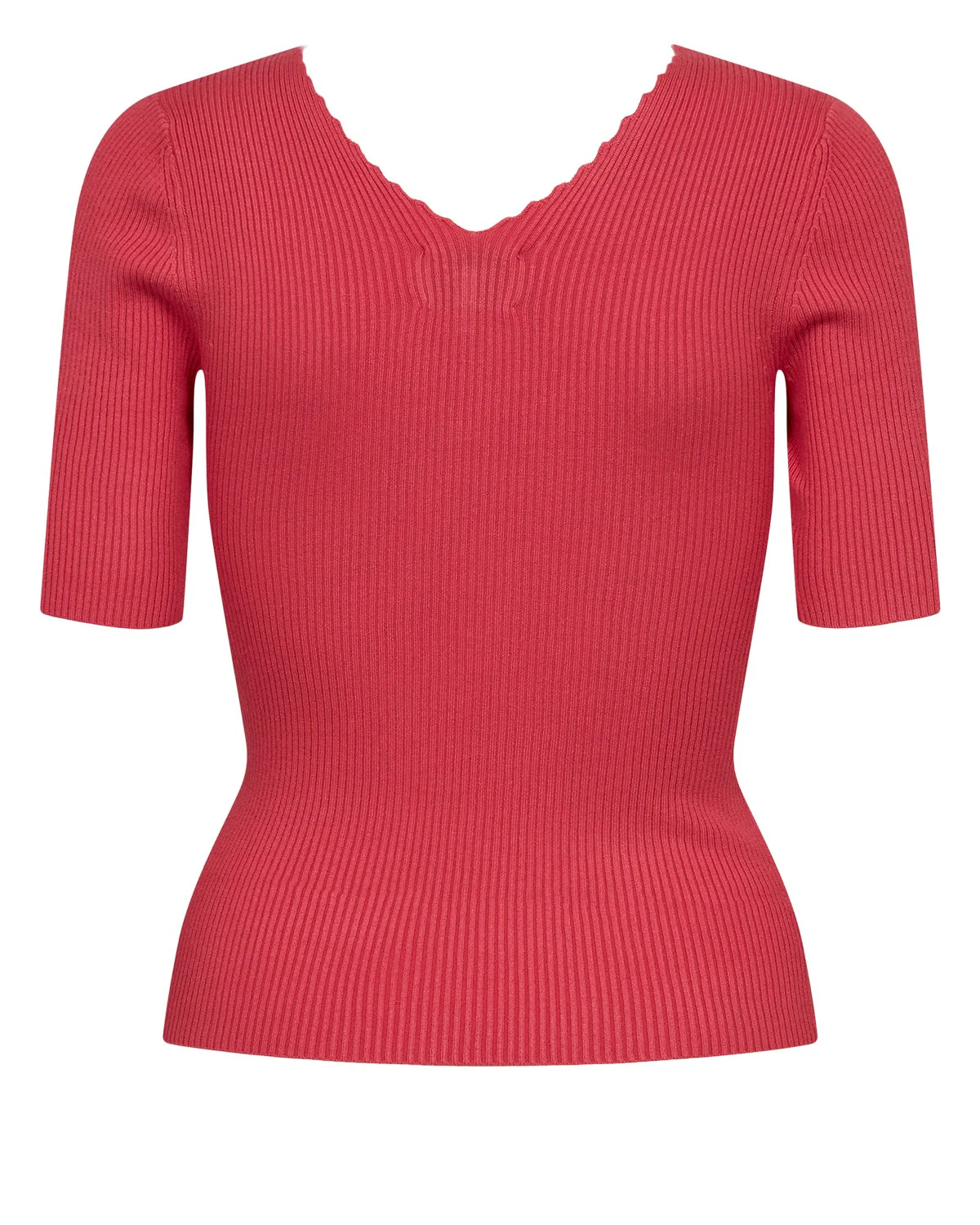 NUAYELET SS PULLOVER CROPPED - Teaberry - Image 2