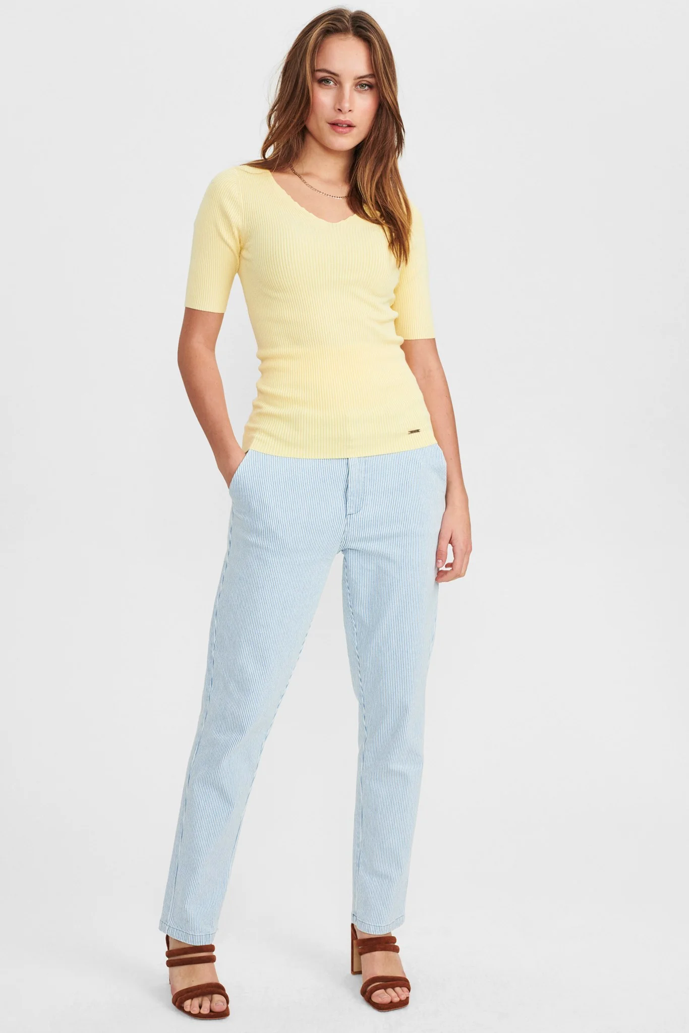 NUAYELET SS PULLOVER - Popcorn - Image 3