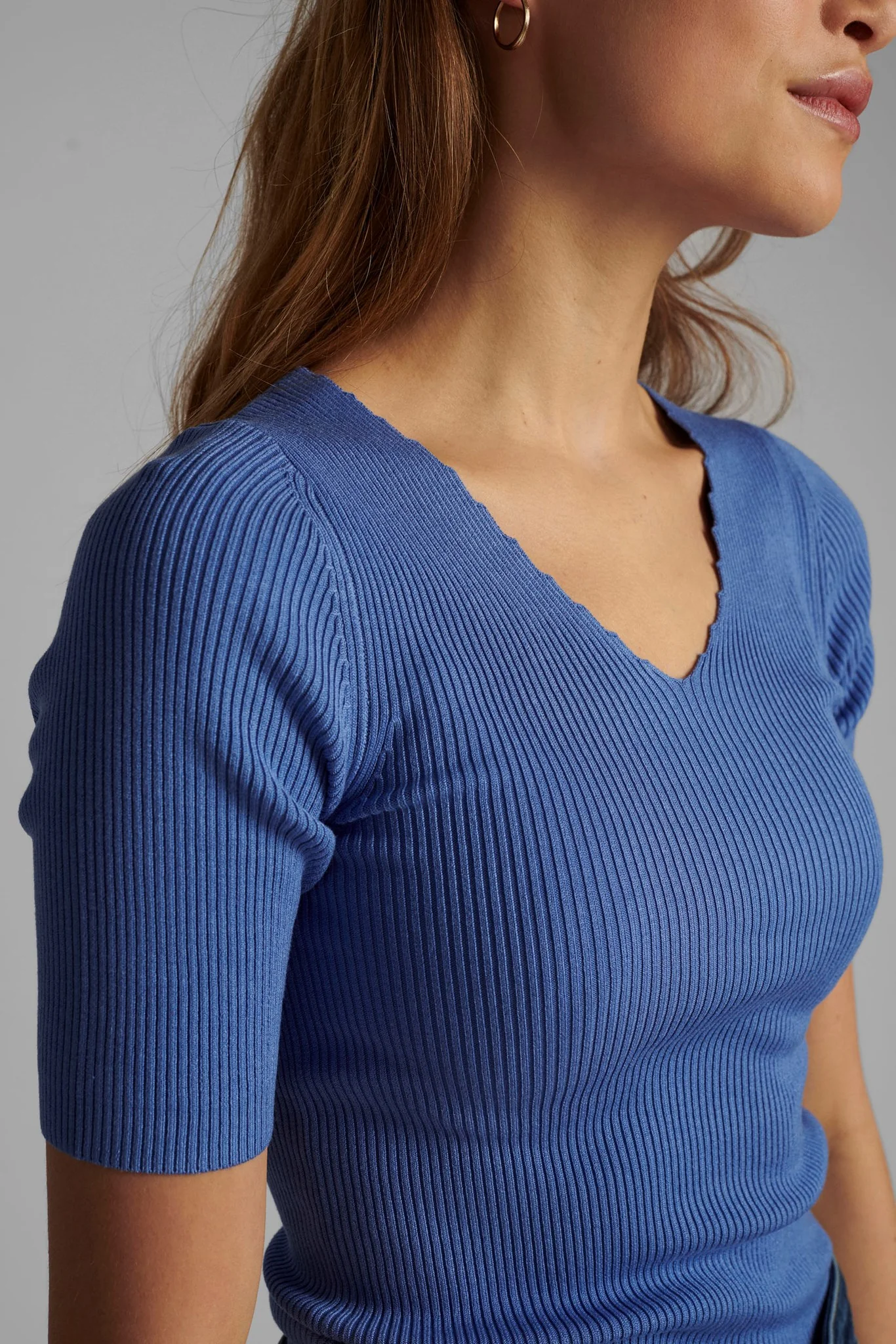 NUAYELET SS PULLOVER  - Wedgewood - Image 4